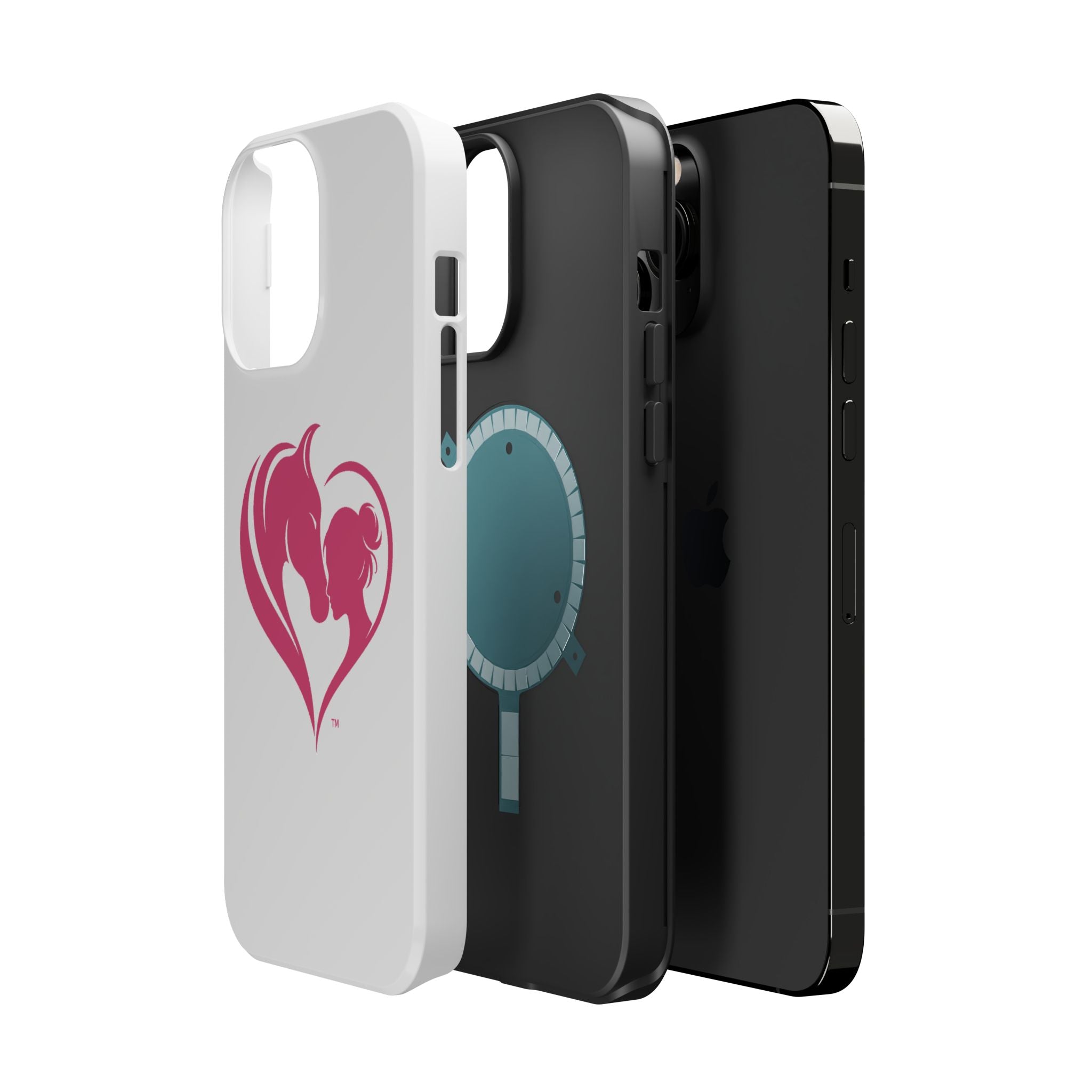 Horse Girl Heart, Stunning print Magnetic Impact-Resistant Cases HorseGirlsbrand