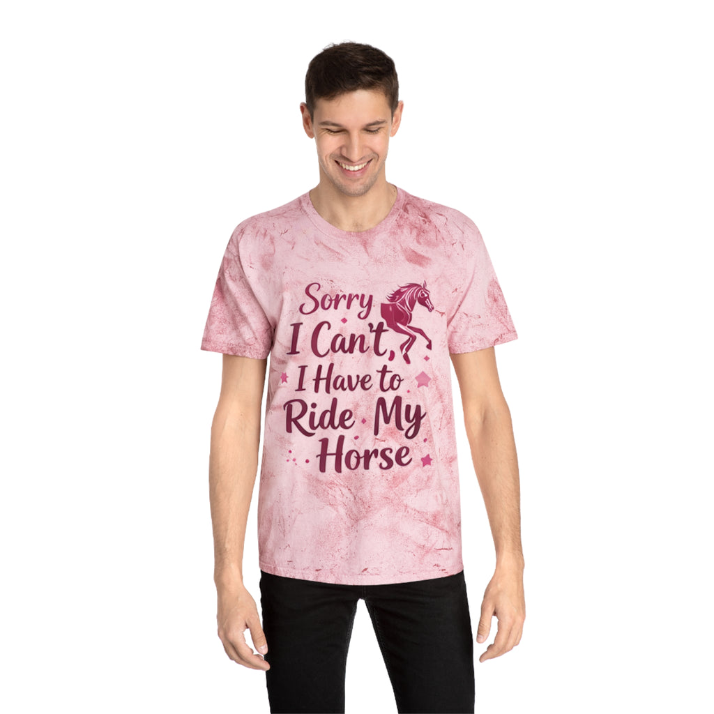 Sorry I Can't I Have to Ride My Horse T-Shirt | HorseGirlsbrand