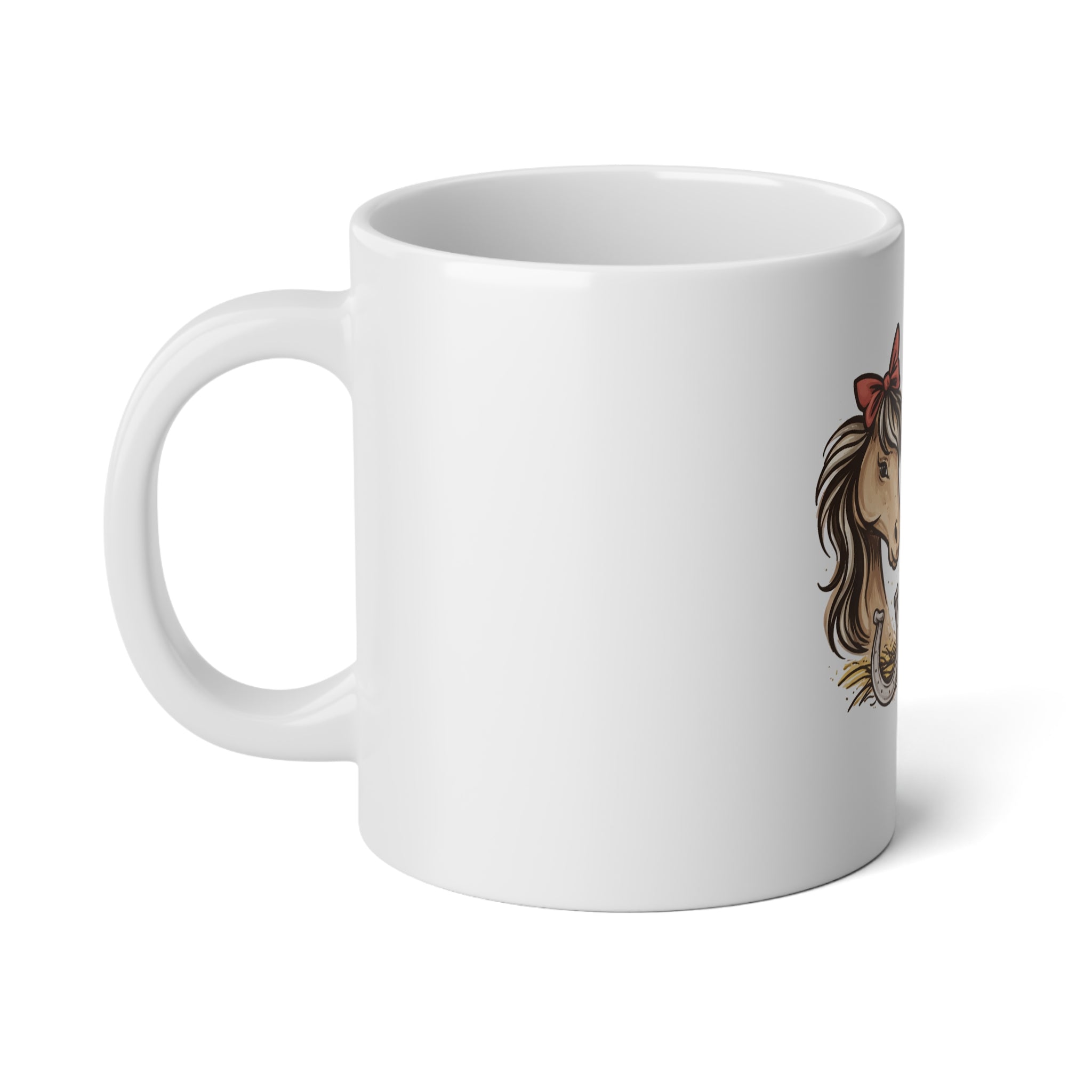 Barn Brat Horse Illustration 20oz Mug | HorseGirlsBrand
