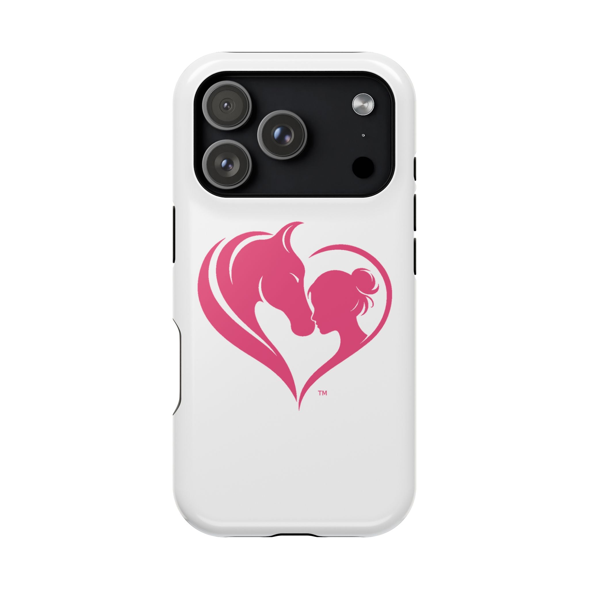 Horse Girl Heart, Stunning print Magnetic Impact-Resistant Cases HorseGirlsbrand