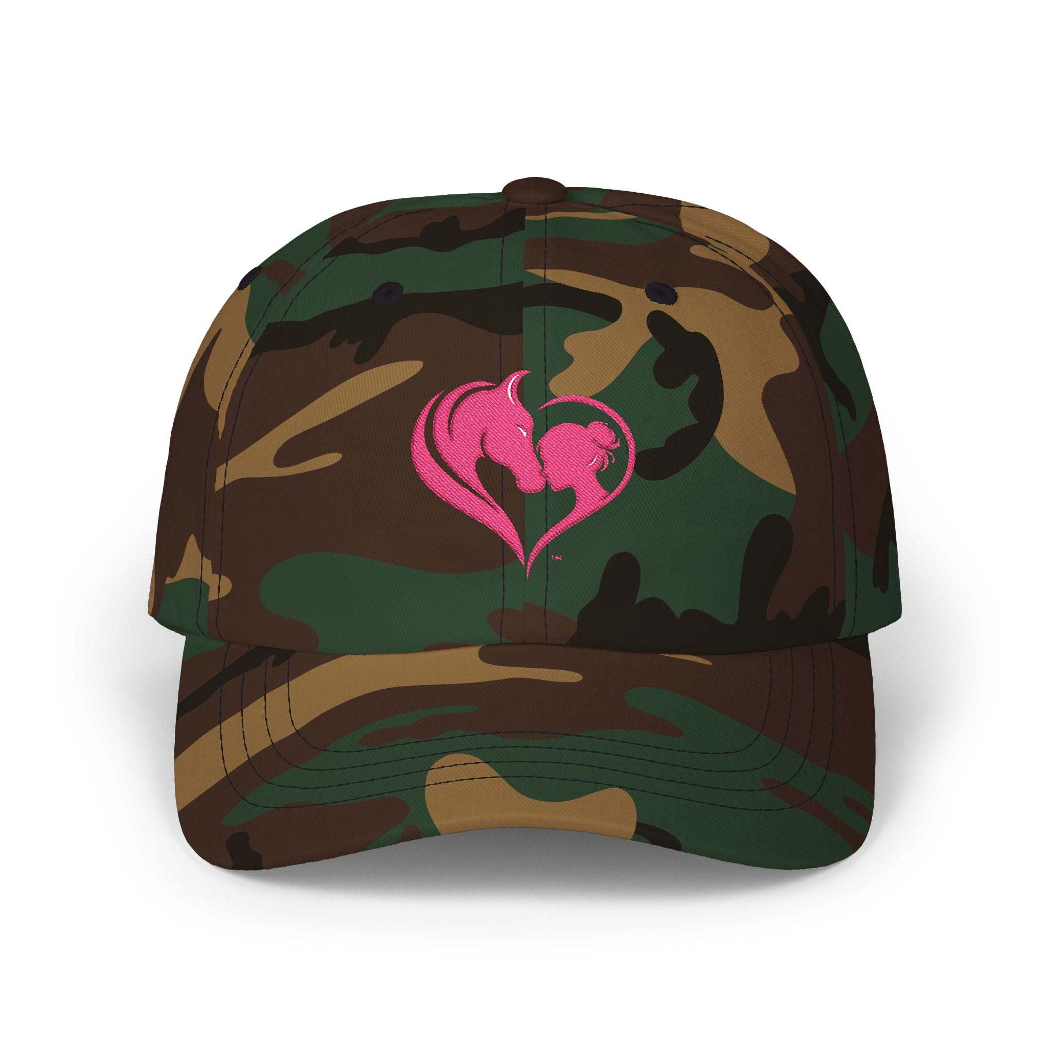 Pink Horse Girl Heart Baseball Cap | HorseGirlsBrand