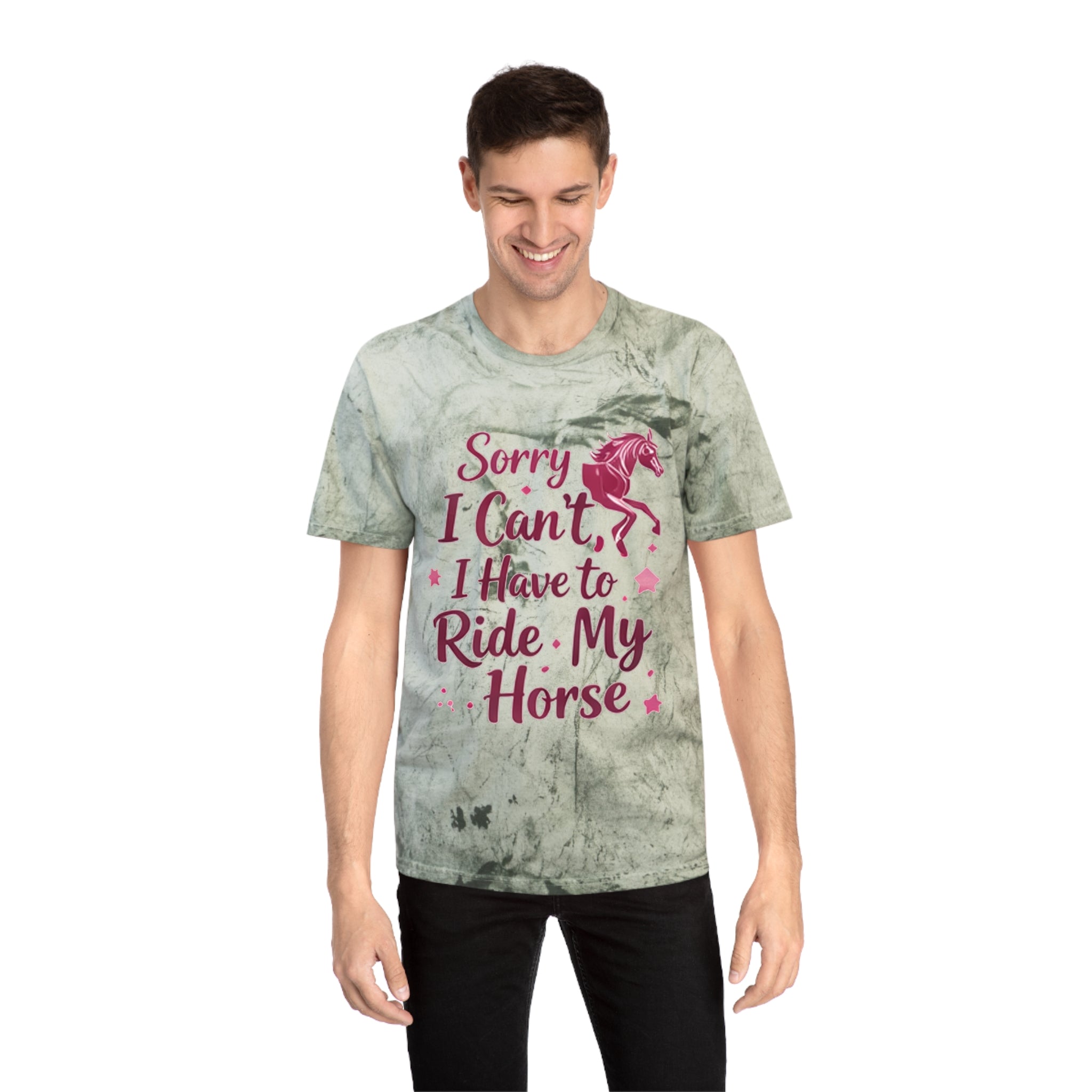 Sorry I Can't I Have to Ride My Horse T-Shirt | HorseGirlsbrand
