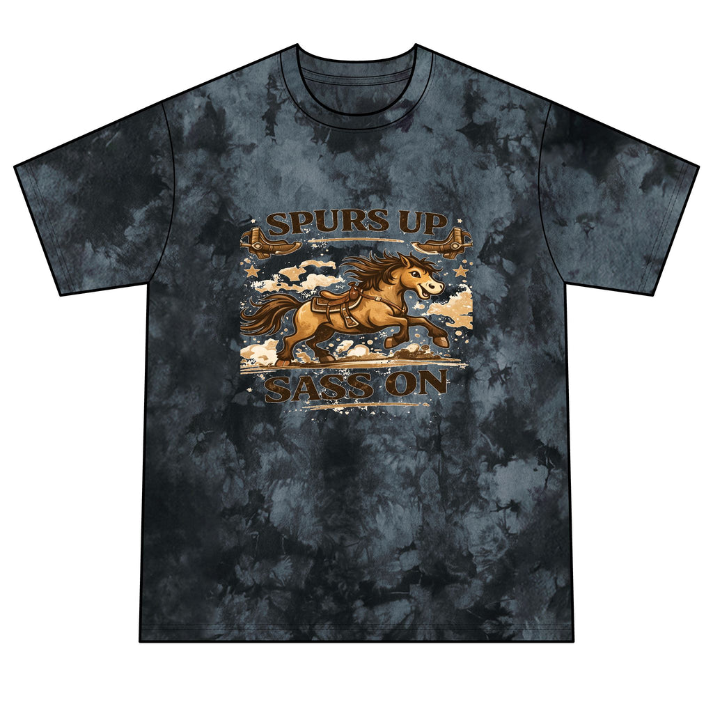 Spurs Up Sass Tie-Dye Tee | HorseGirlsBrand