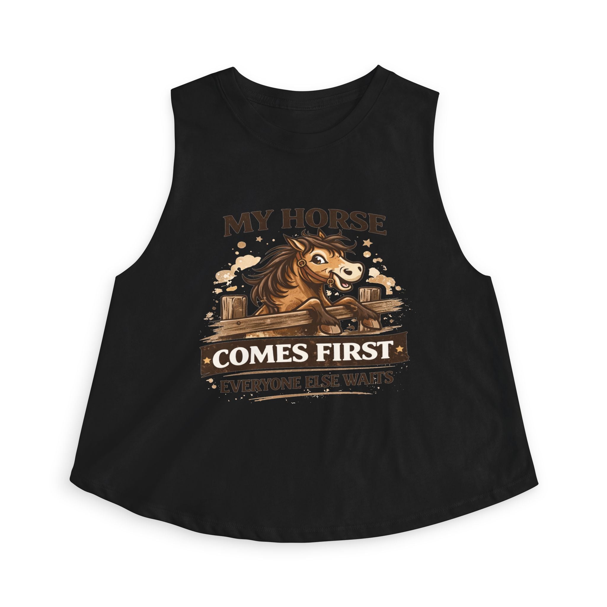 My Horse Comes First Women's Crop Top | HorseGirlsBrand