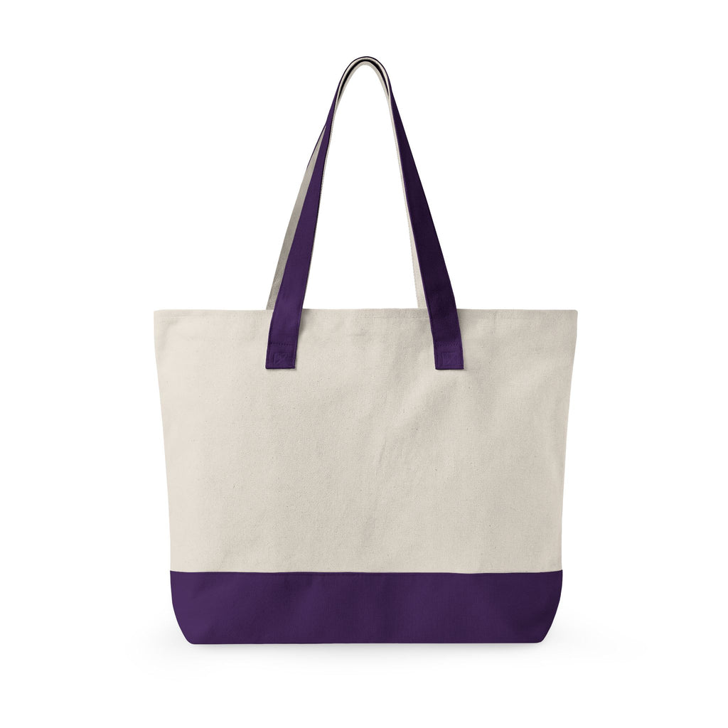 Ride the Wind Horse Zippered Canvas Tote | embroidered look, beach bag HorseGirlsBrand