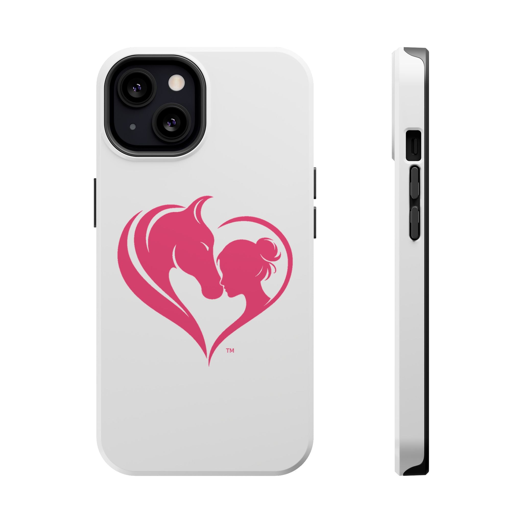 Horse Girl Heart, Stunning print Magnetic Impact-Resistant Cases HorseGirlsbrand