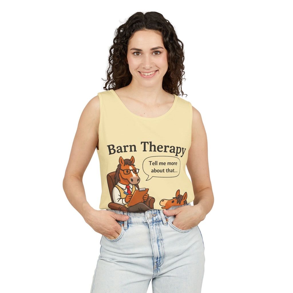 Barn Therapy Horse Tank Top |  HorseGirlsBrand
