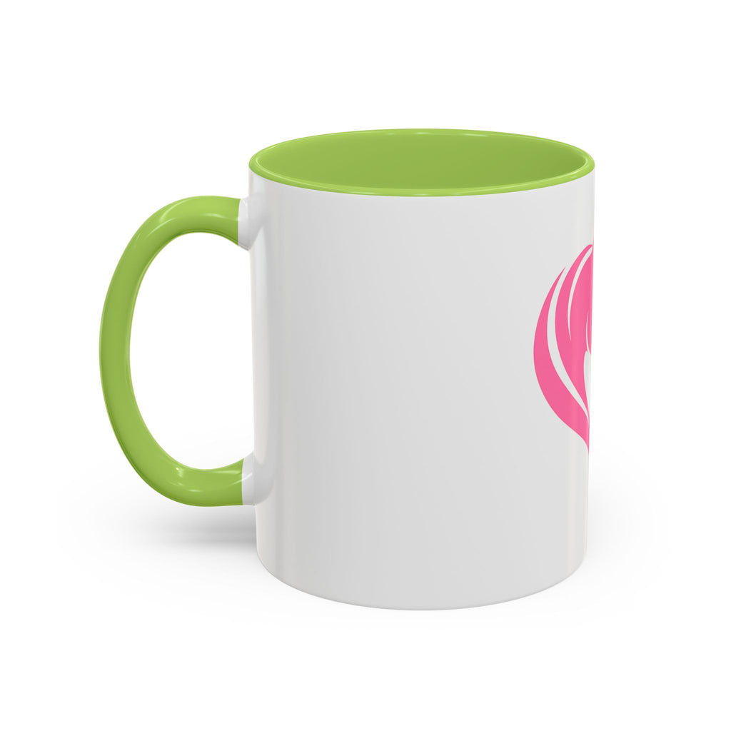 Heart Logo Accent Coffee Mug  Horse & Girl Silhouette for Horse Lovers 11/15oz HorseGirlsBrand