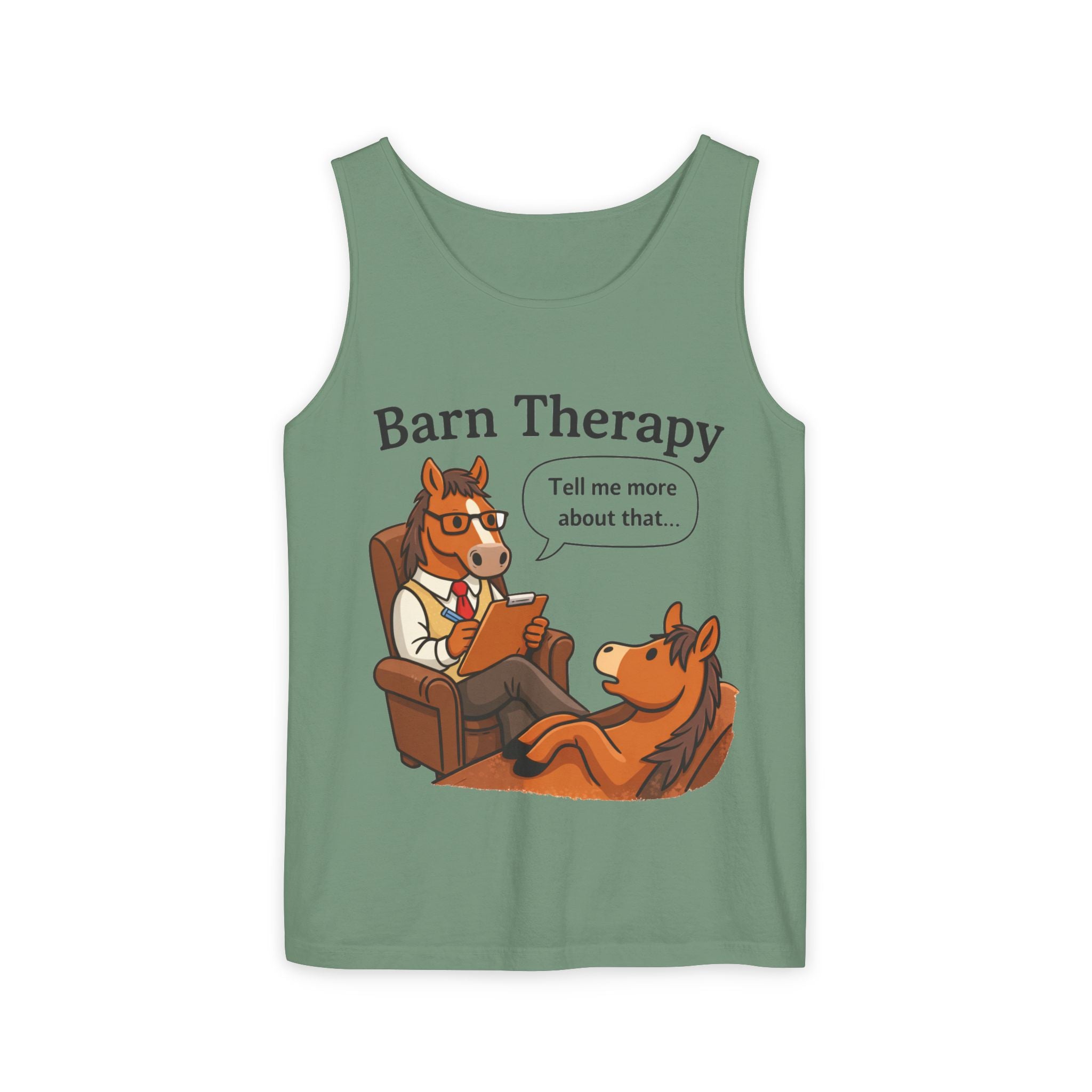 Barn Therapy Horse Tank Top |  HorseGirlsBrand