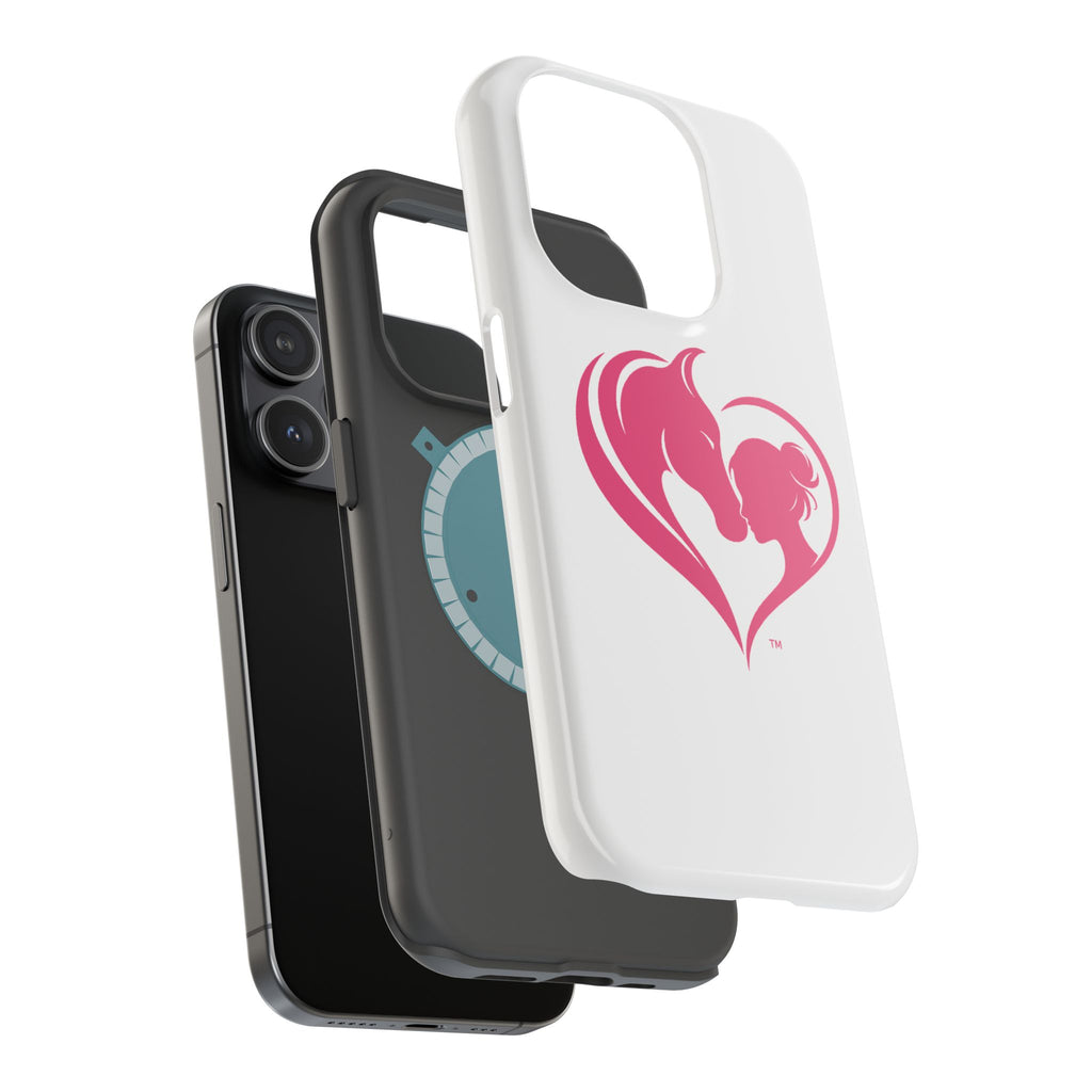 Horse Girl Heart, Stunning print Magnetic Impact-Resistant Cases HorseGirlsbrand