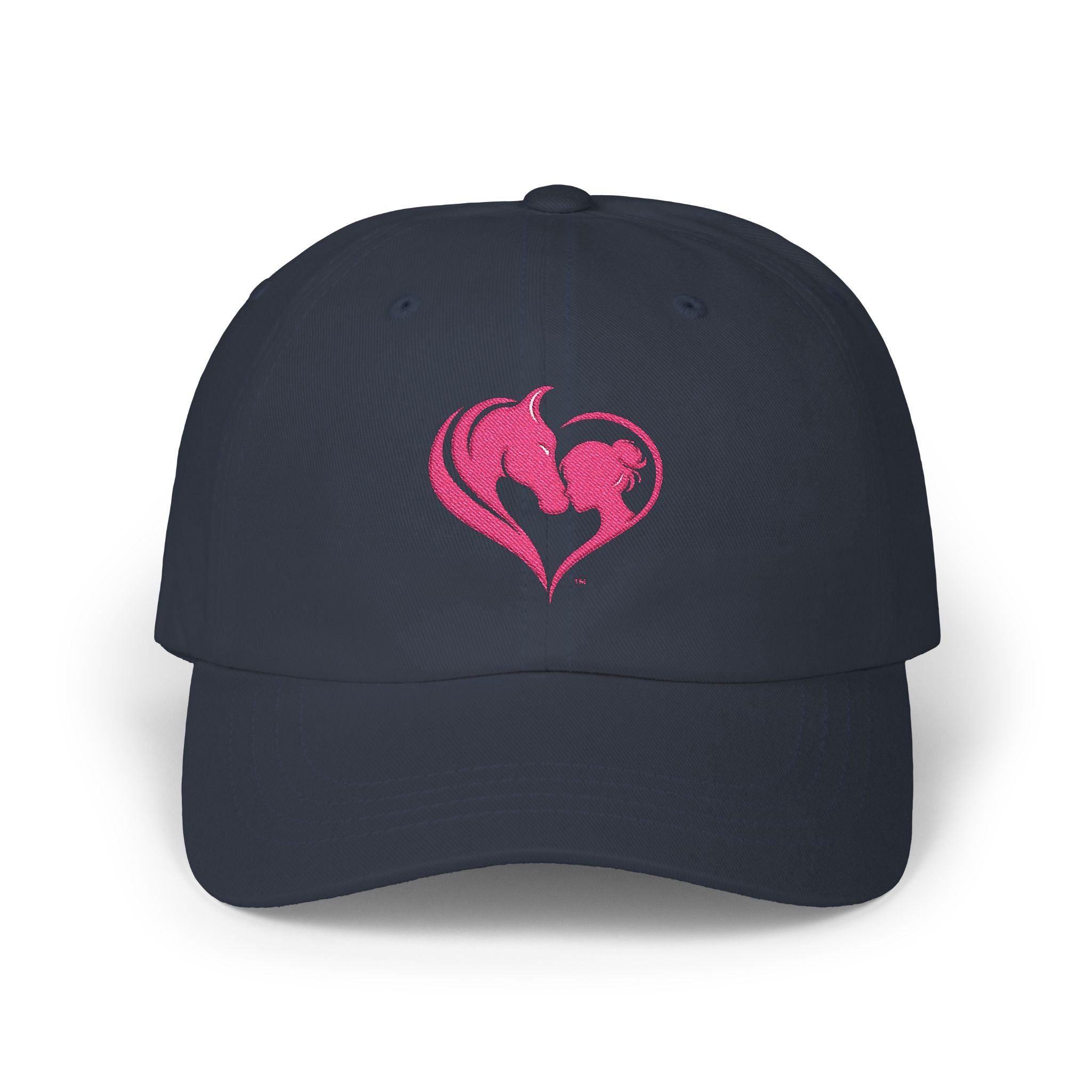 Pink Horse Girl Heart Baseball Cap | HorseGirlsBrand