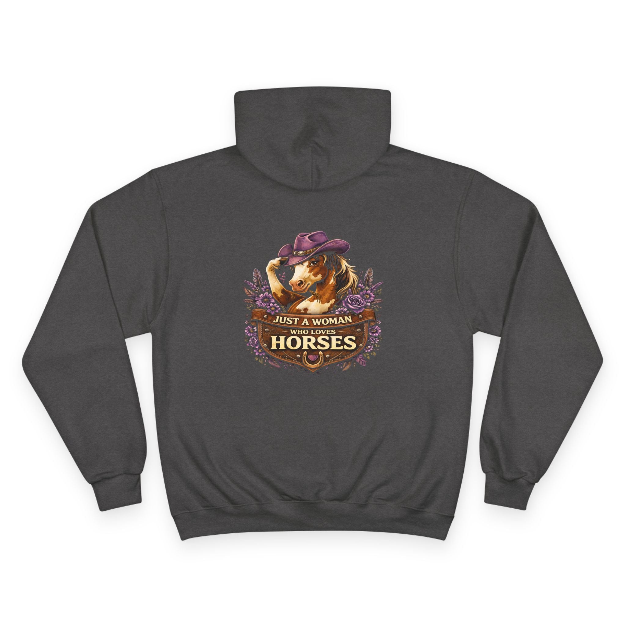 Just A Women That Loves Horses Hoodie | HorseGirlsBrand