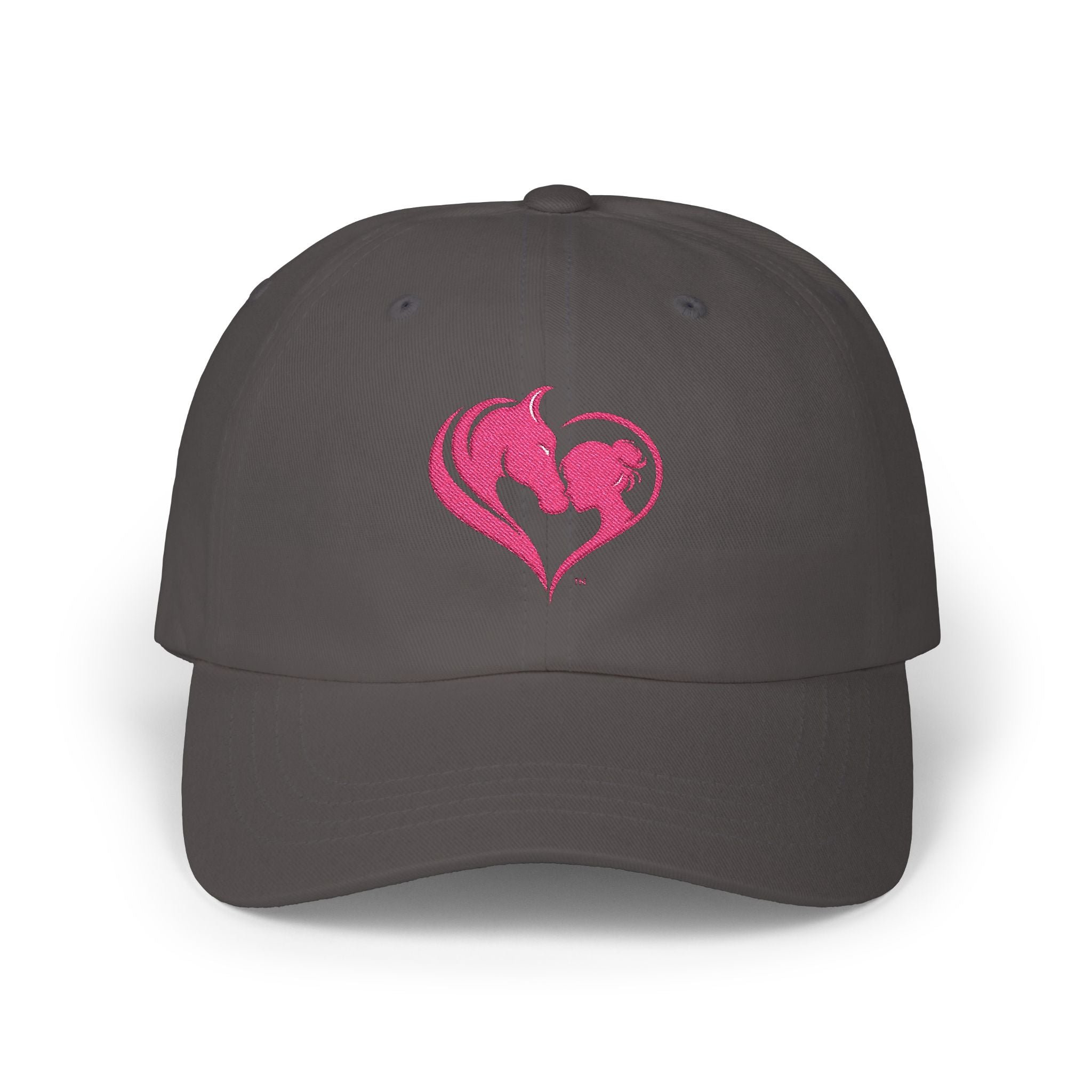 Pink Horse Girl Heart Baseball Cap | HorseGirlsBrand