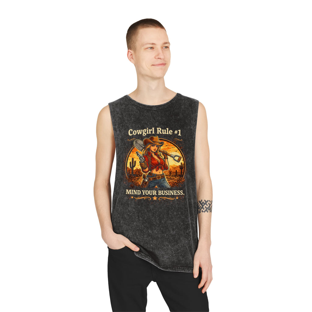 Cowgirl Rule #1 Mind Your Business Tank Top | HorseGirlsBrand