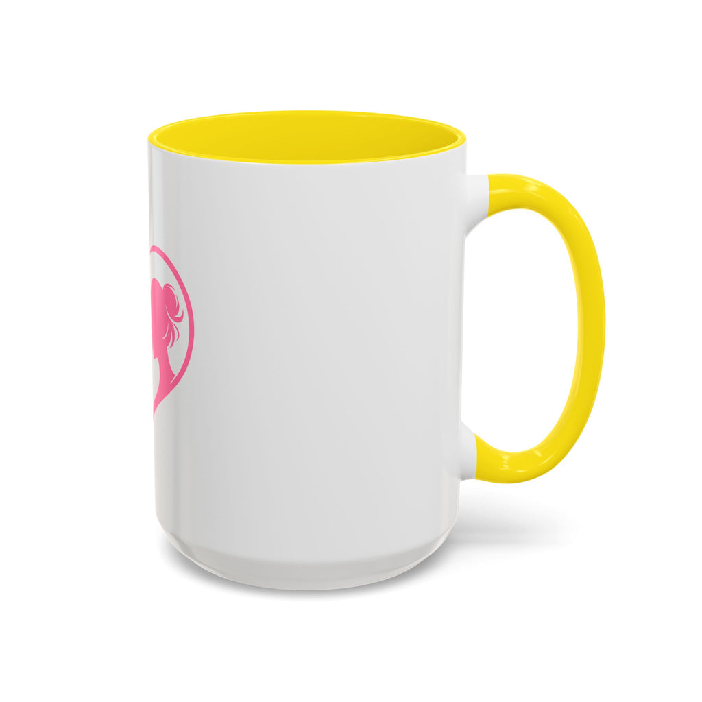 Heart Logo Accent Coffee Mug  Horse & Girl Silhouette for Horse Lovers 11/15oz HorseGirlsBrand