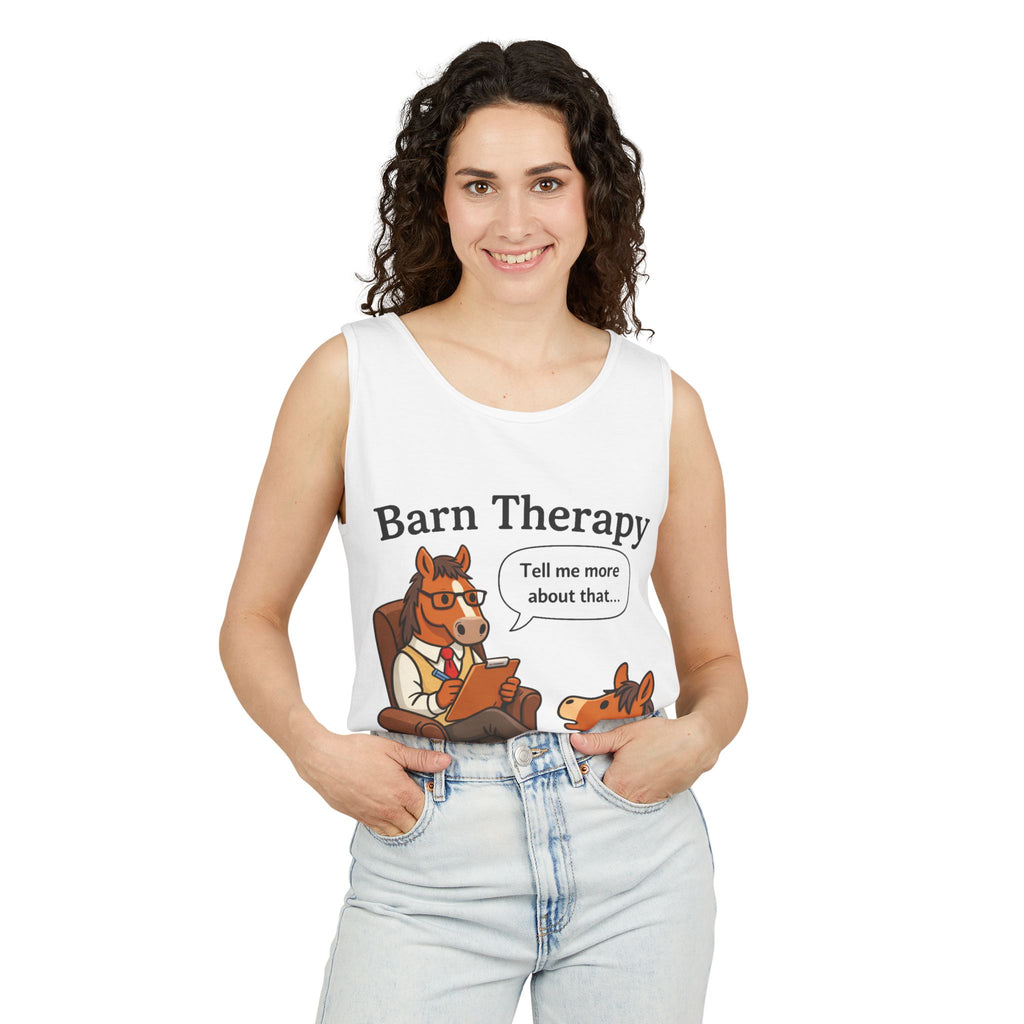 Barn Therapy Horse Tank Top |  HorseGirlsBrand