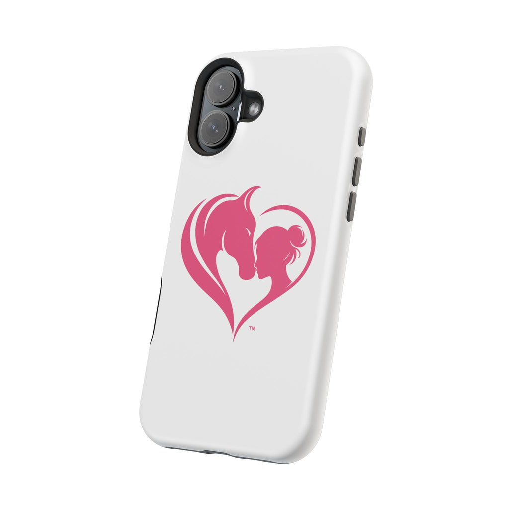 Horse Girl Heart, Stunning print Magnetic Impact-Resistant Cases HorseGirlsbrand