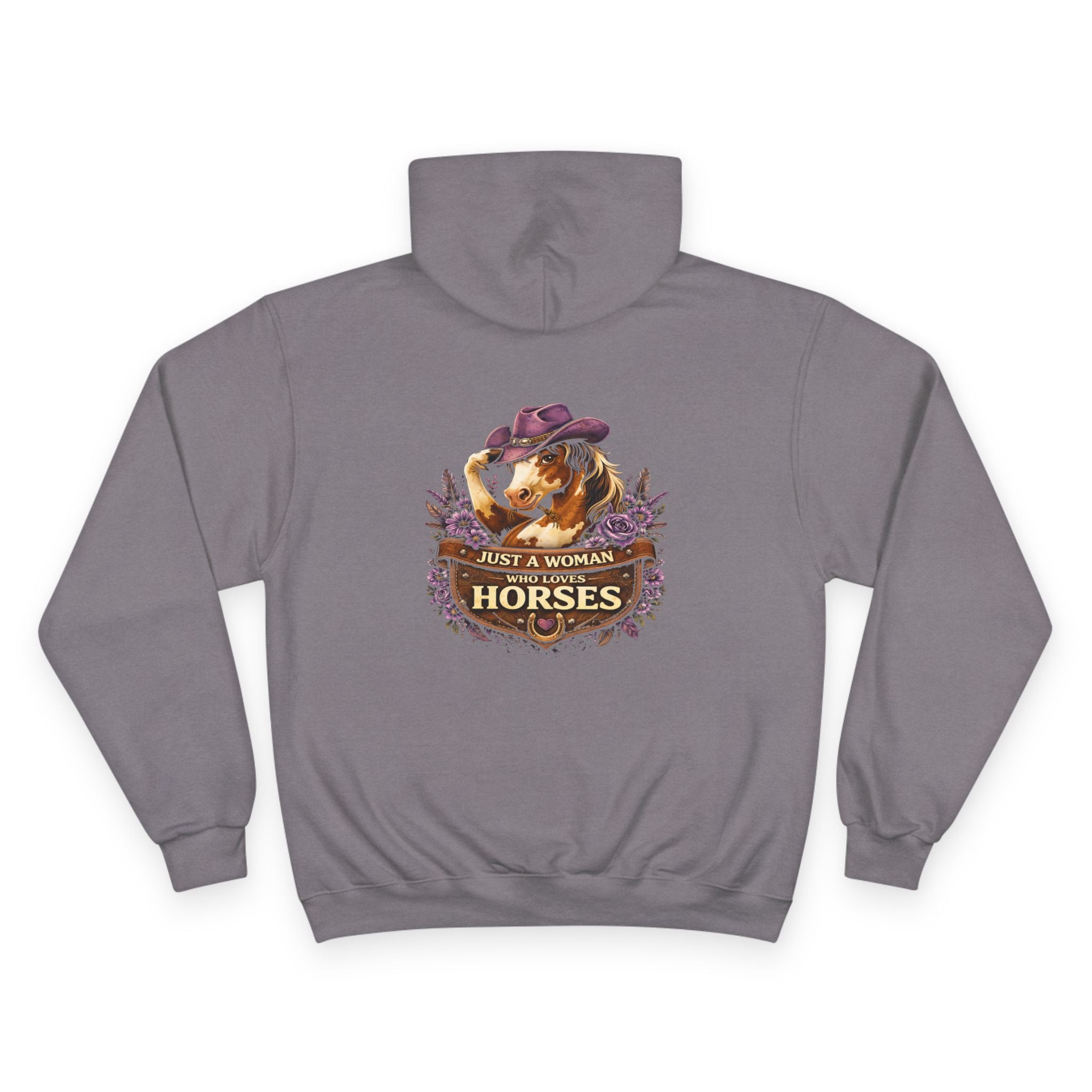 Just A Women That Loves Horses Hoodie | HorseGirlsBrand