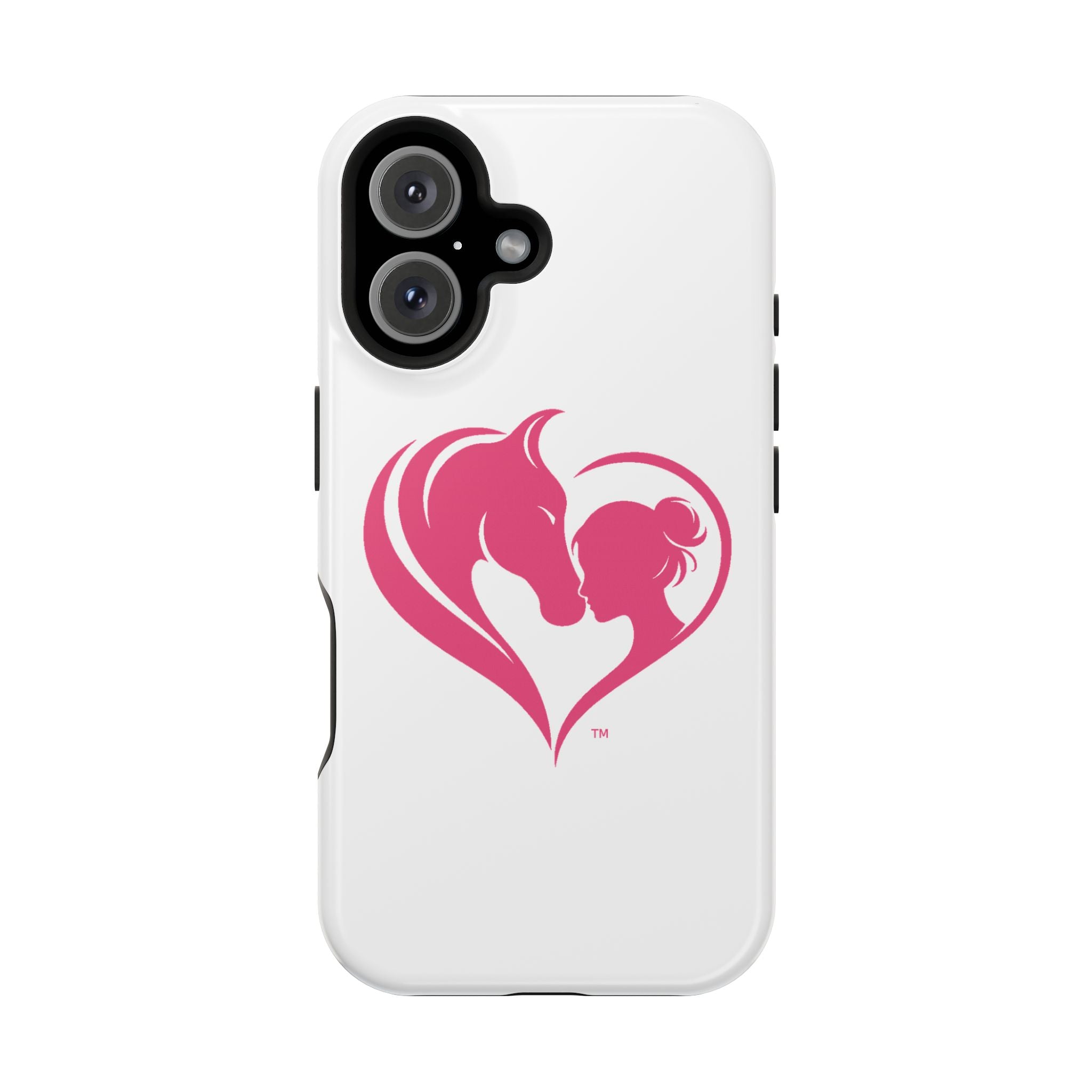 Horse Girl Heart, Stunning print Magnetic Impact-Resistant Cases HorseGirlsbrand
