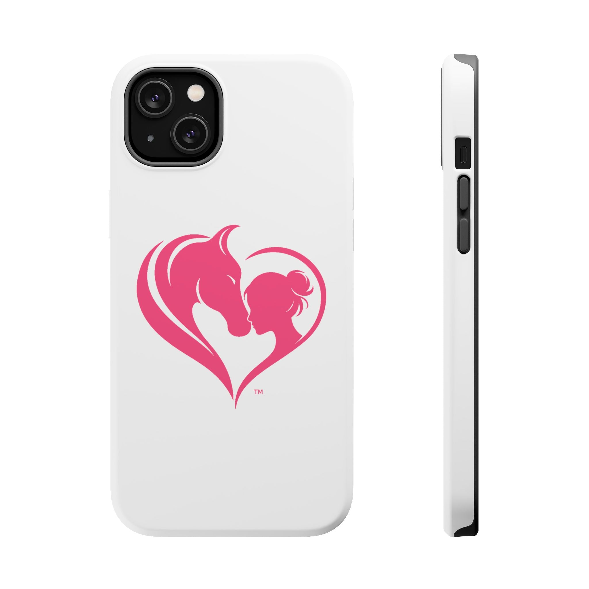 Horse Girl Heart, Stunning print Magnetic Impact-Resistant Cases HorseGirlsbrand