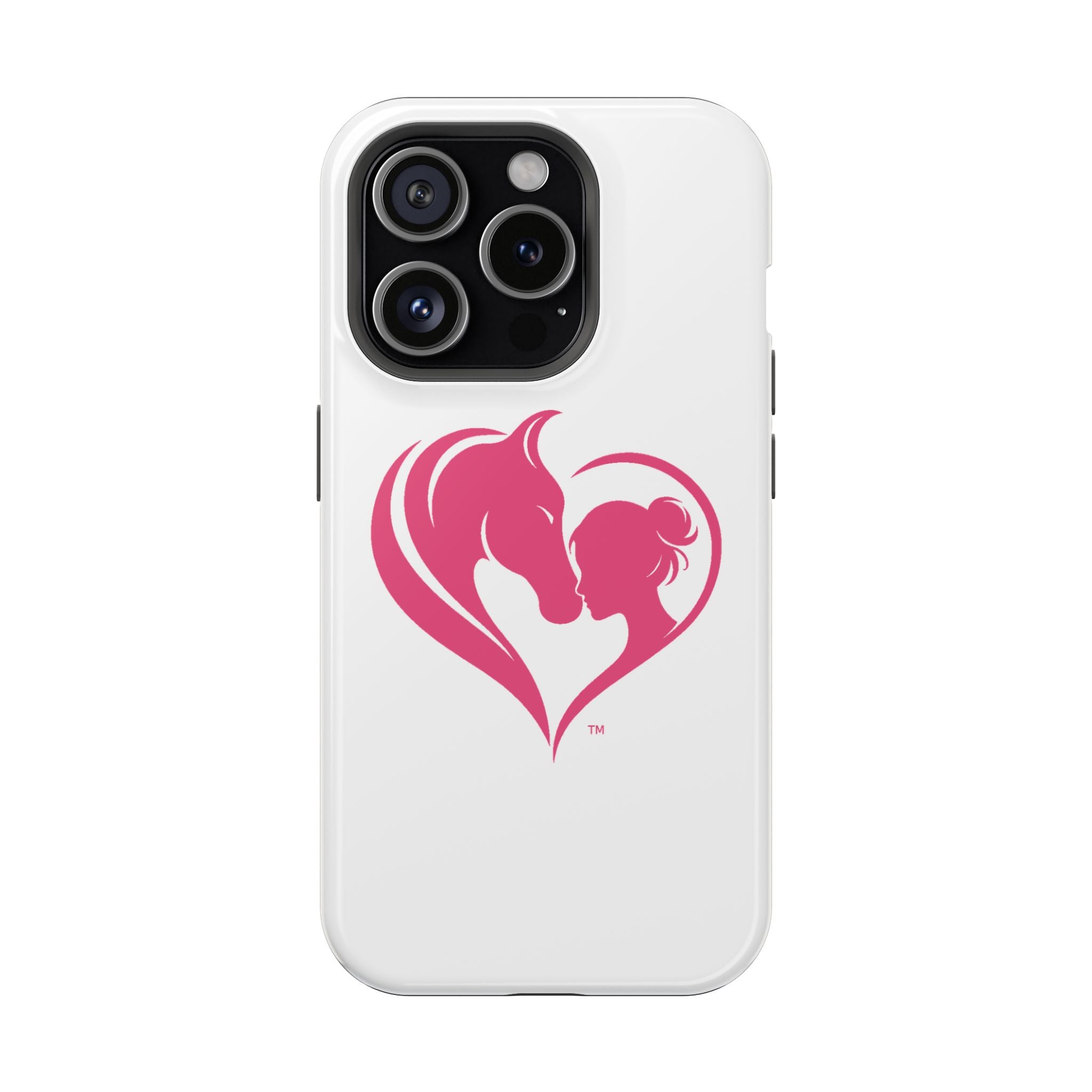 Horse Girl Heart, Stunning print Magnetic Impact-Resistant Cases HorseGirlsbrand