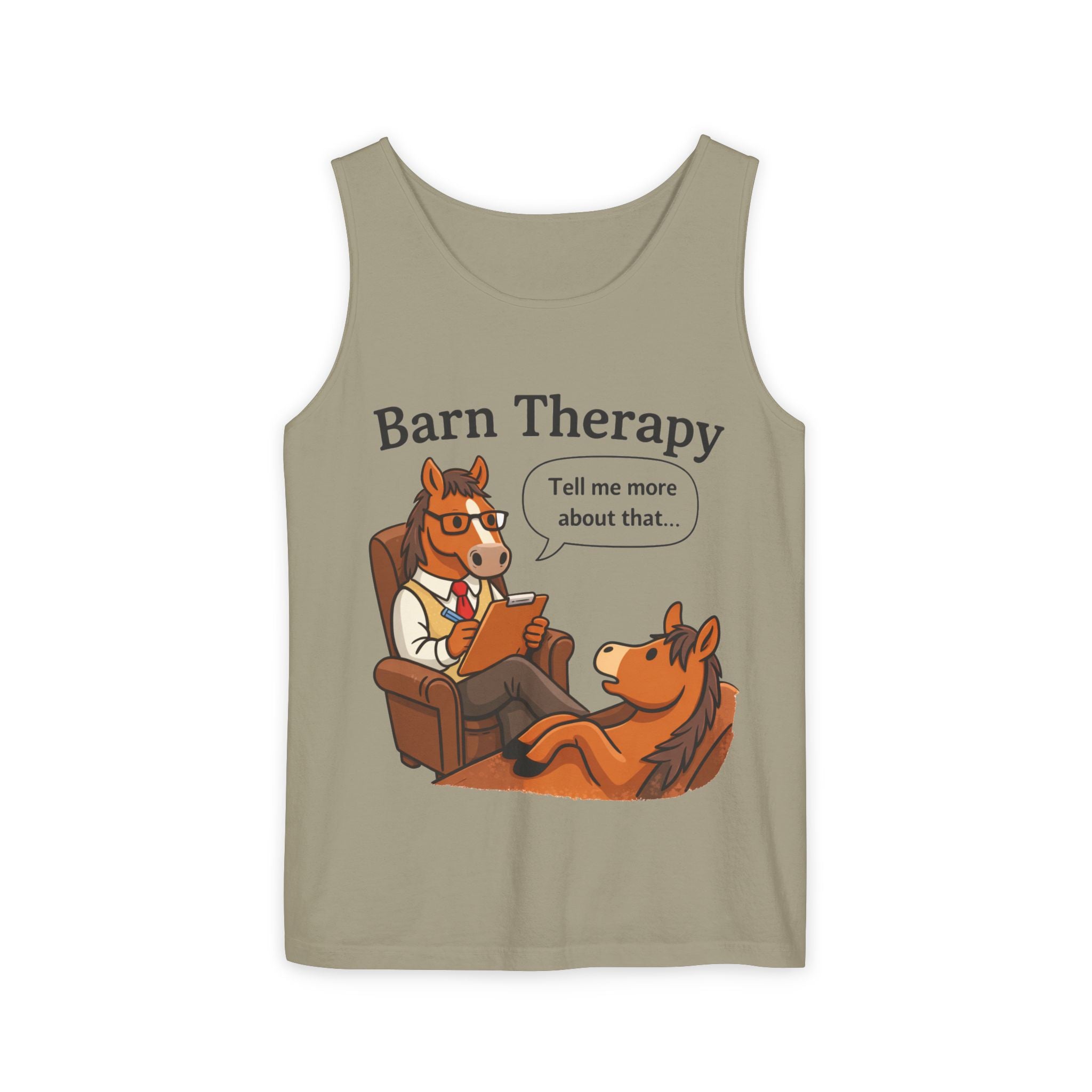 Barn Therapy Horse Tank Top |  HorseGirlsBrand