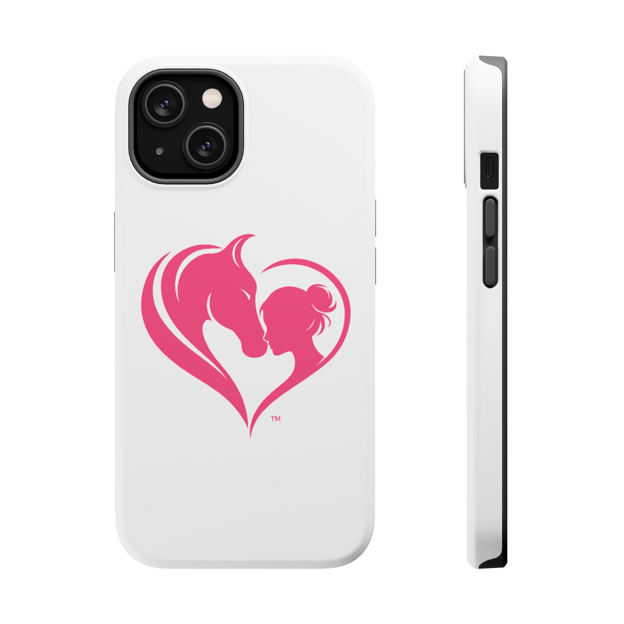 Horse Girl Heart, Stunning print Magnetic Impact-Resistant Cases HorseGirlsbrand