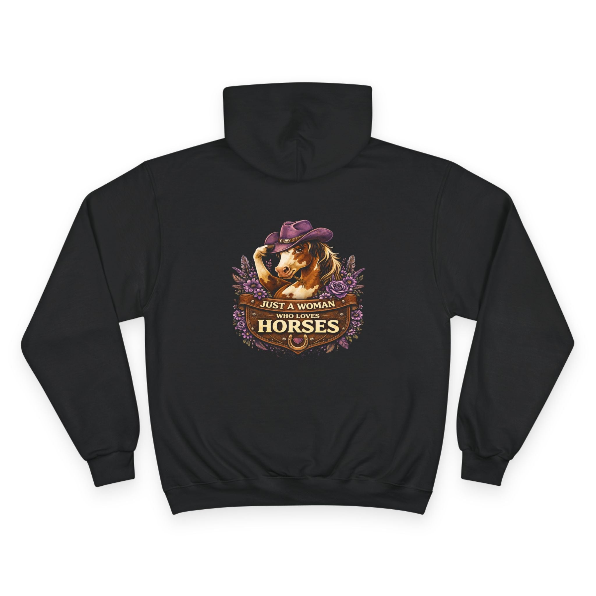 Just A Women That Loves Horses Hoodie | HorseGirlsBrand