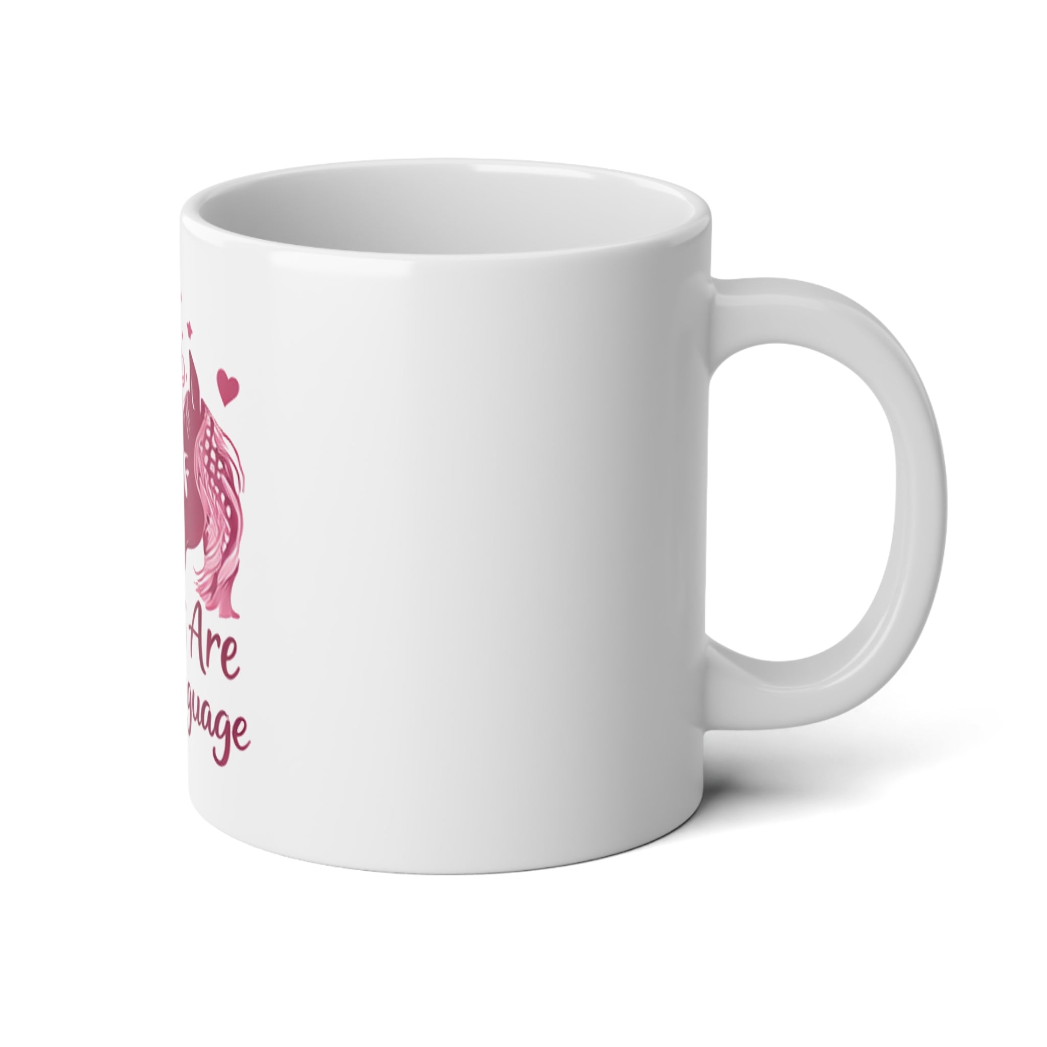 Horses Are Love Language Mug | 20oz Jumbo Coffee Cup HorseGirlsBrand