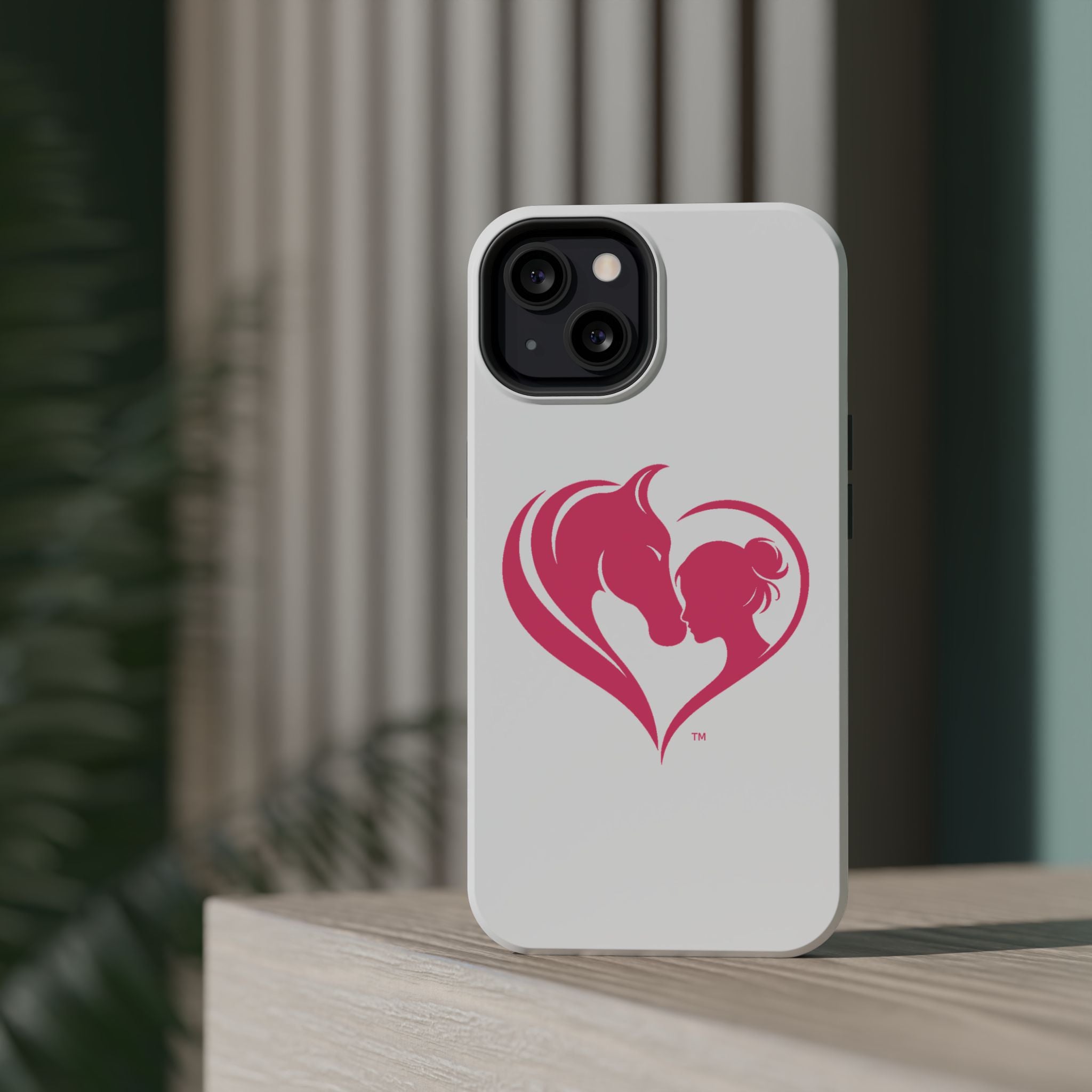 Horse Girl Heart, Stunning print Magnetic Impact-Resistant Cases HorseGirlsbrand