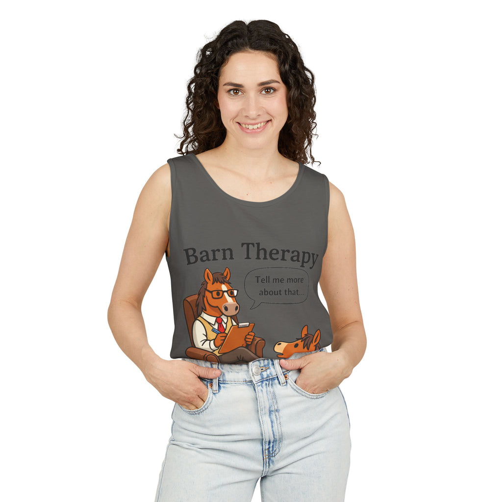 Barn Therapy Horse Tank Top |  HorseGirlsBrand