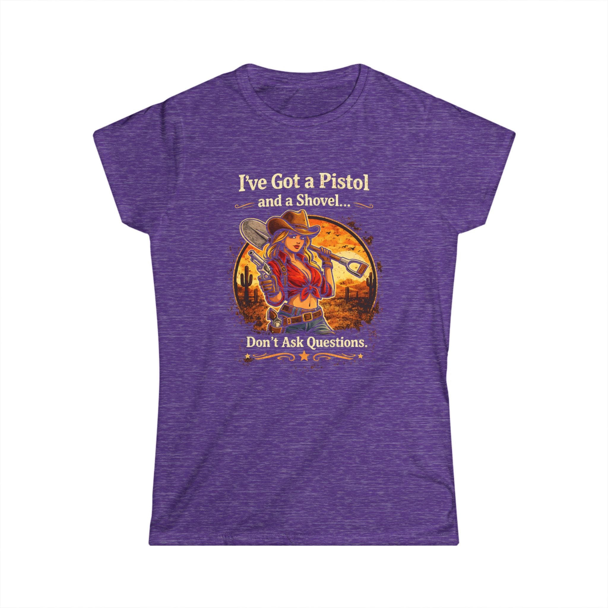 CowGirl Dont Ask Questions CottonTee |  HorseGirlsBrand