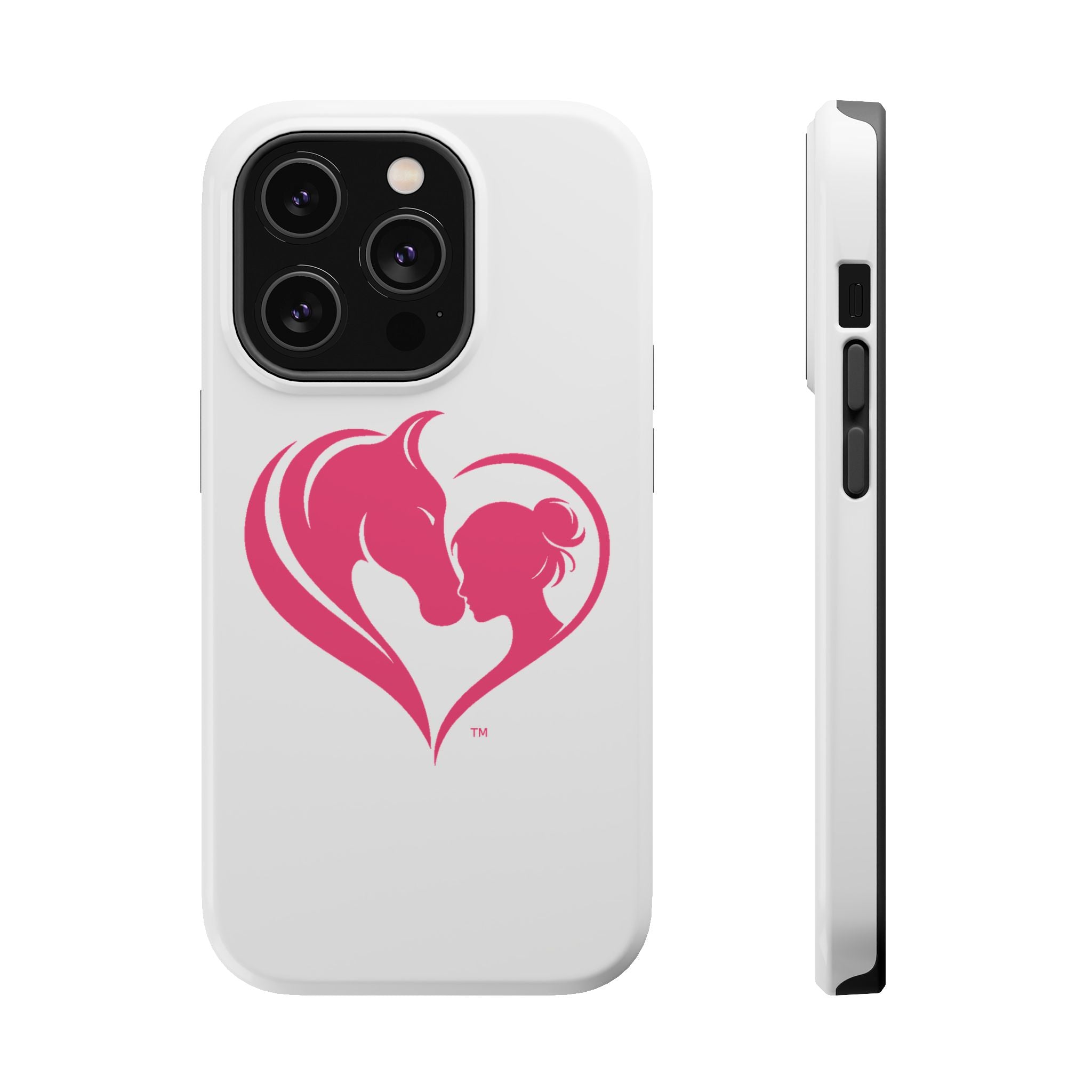Horse Girl Heart, Stunning print Magnetic Impact-Resistant Cases HorseGirlsbrand