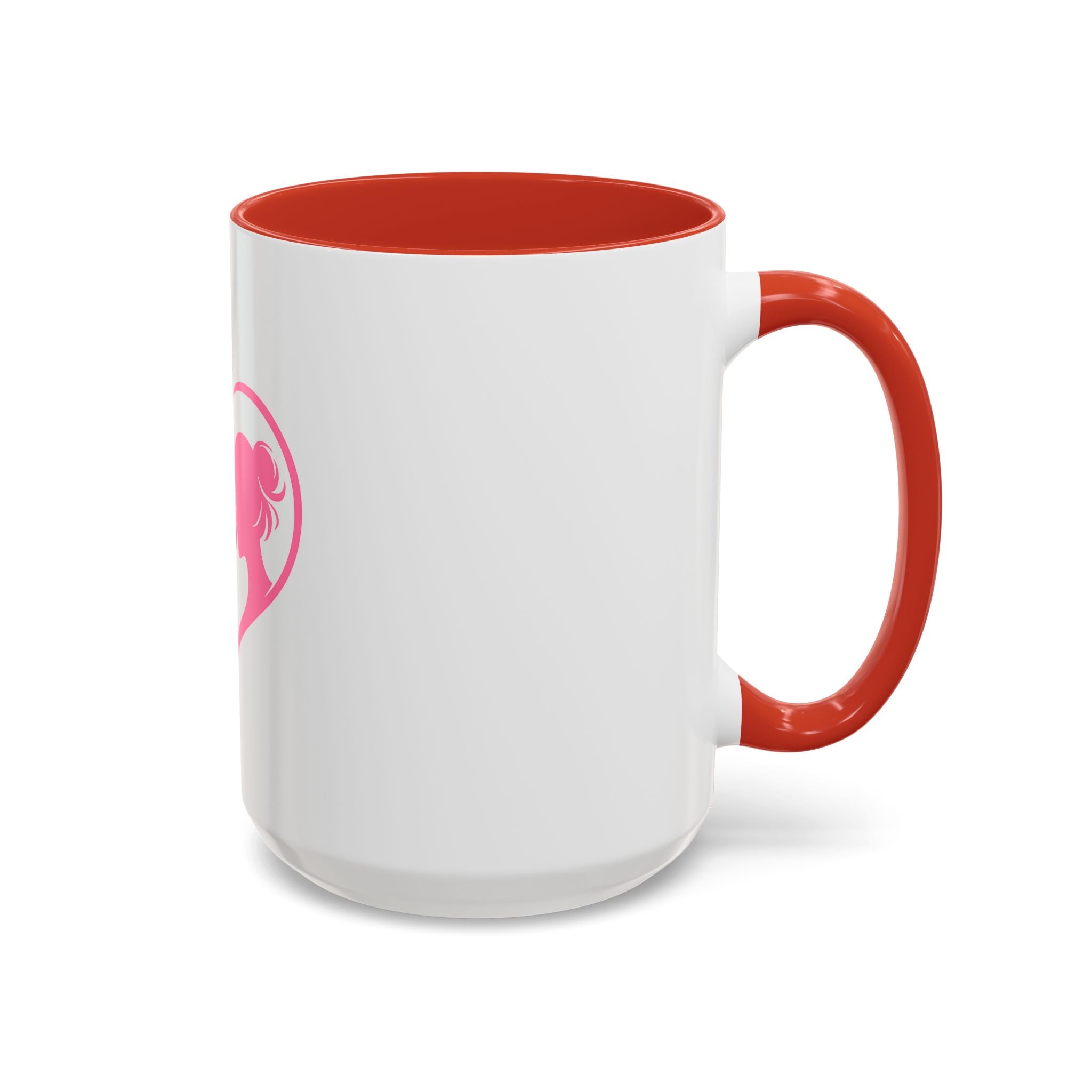 Heart Logo Accent Coffee Mug  Horse & Girl Silhouette for Horse Lovers 11/15oz HorseGirlsBrand
