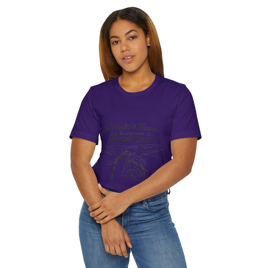 Winds of Heaven Horse Ears T-Shirt | Horseback Riding, HorseGirlsBrand