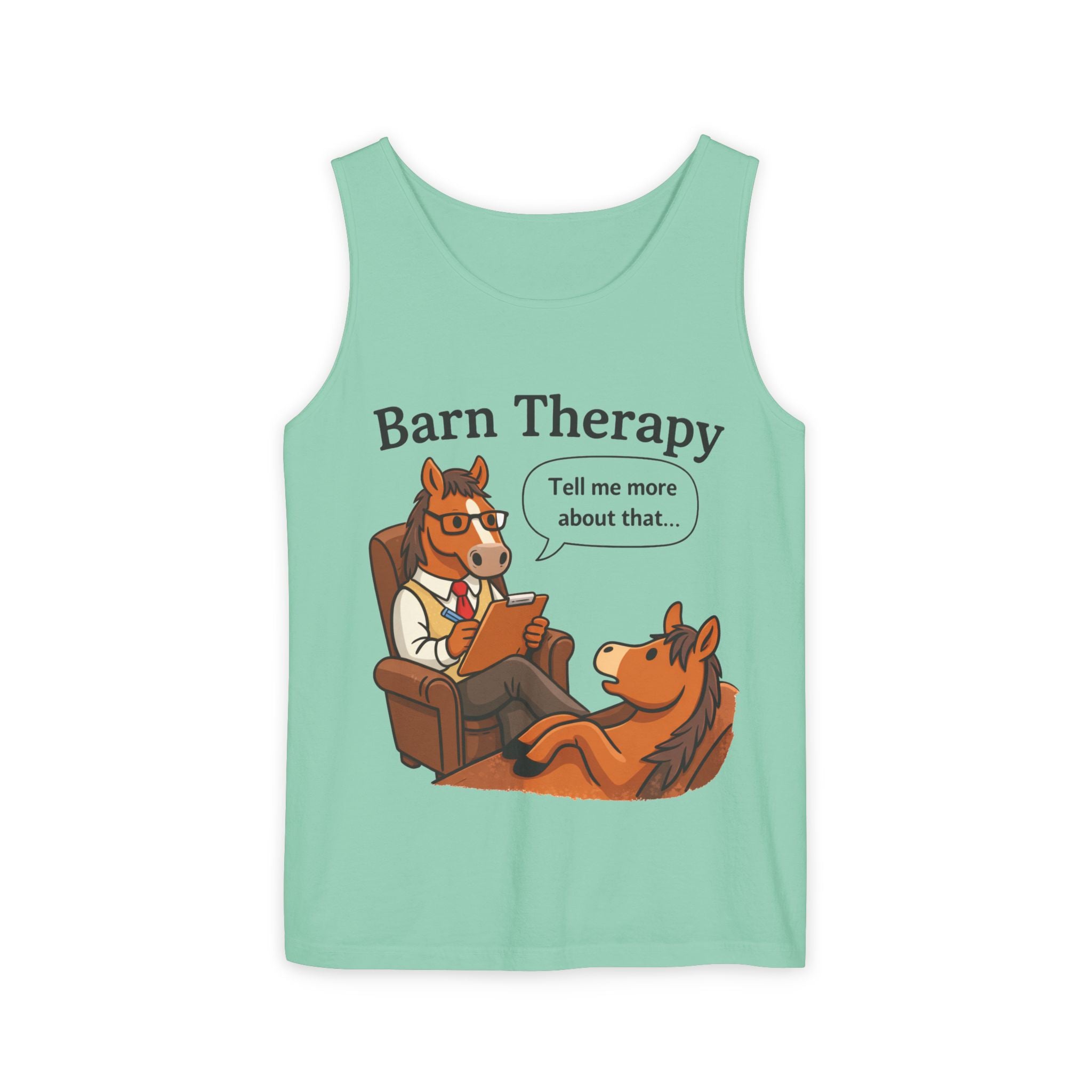 Barn Therapy Horse Tank Top |  HorseGirlsBrand