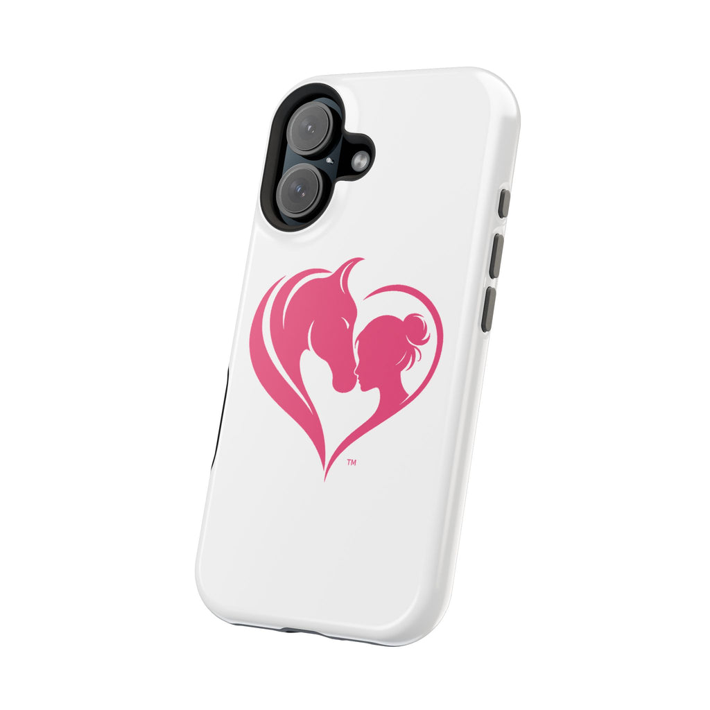 Horse Girl Heart, Stunning print Magnetic Impact-Resistant Cases HorseGirlsbrand