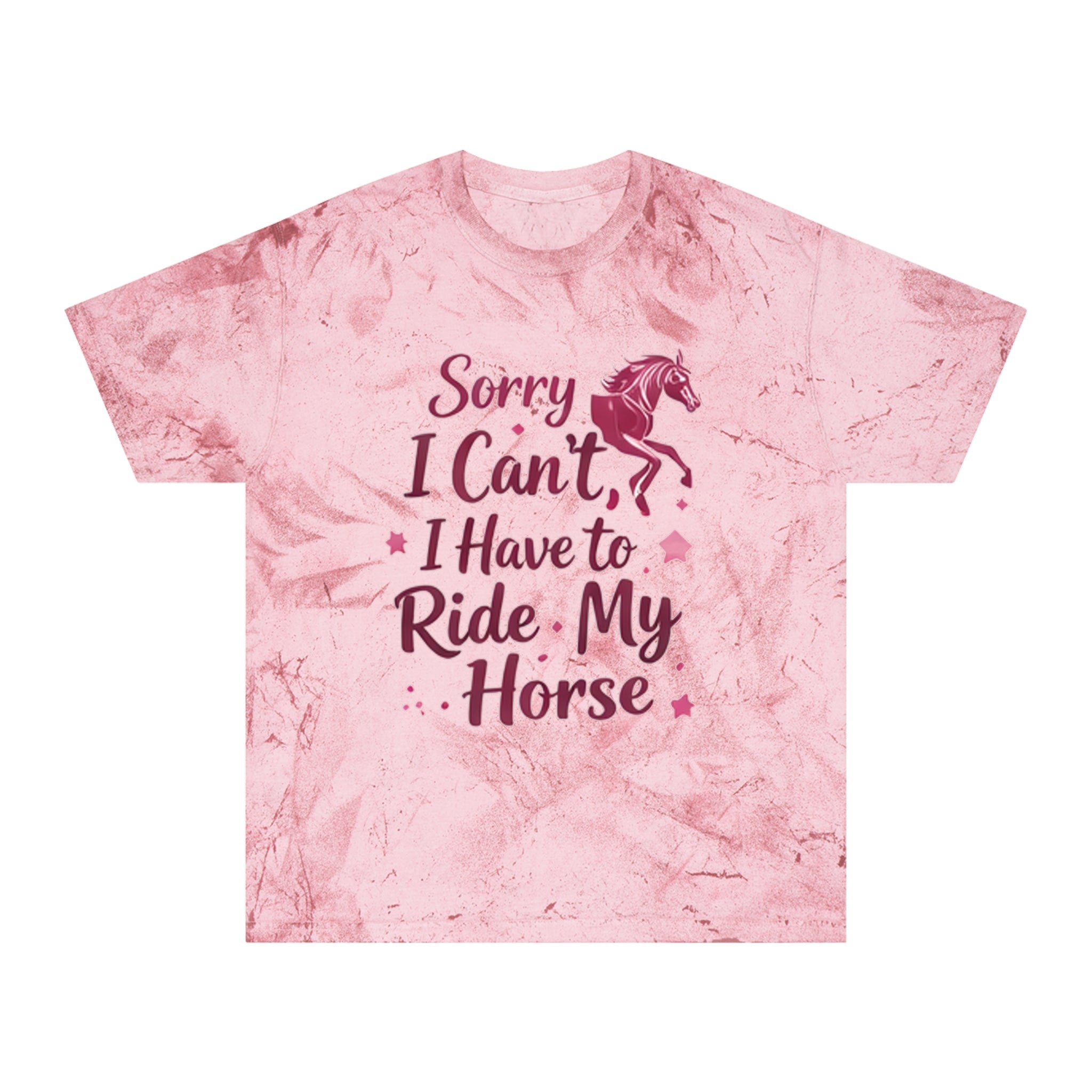 Sorry I Can't I Have to Ride My Horse T-Shirt | HorseGirlsbrand