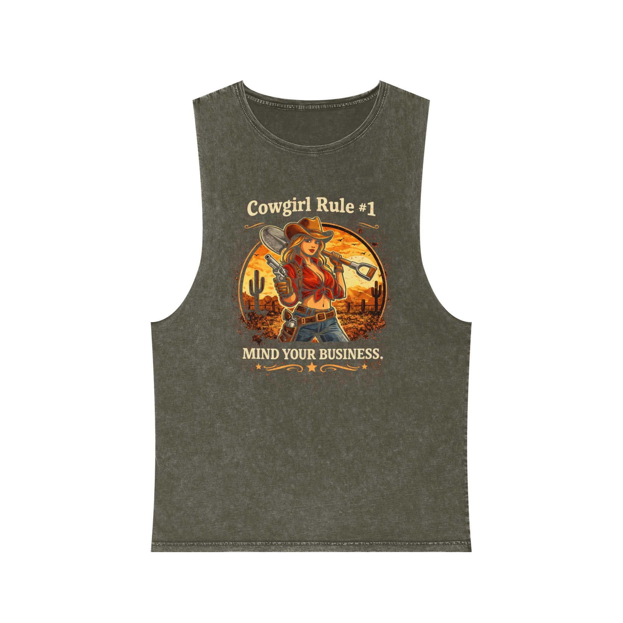 Cowgirl Rule #1 Mind Your Business Tank Top | HorseGirlsBrand