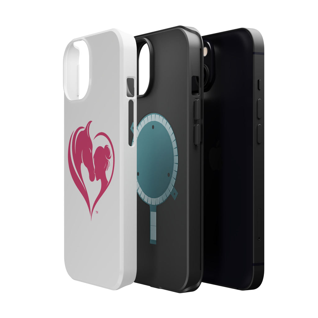 Horse Girl Heart, Stunning print Magnetic Impact-Resistant Cases HorseGirlsbrand