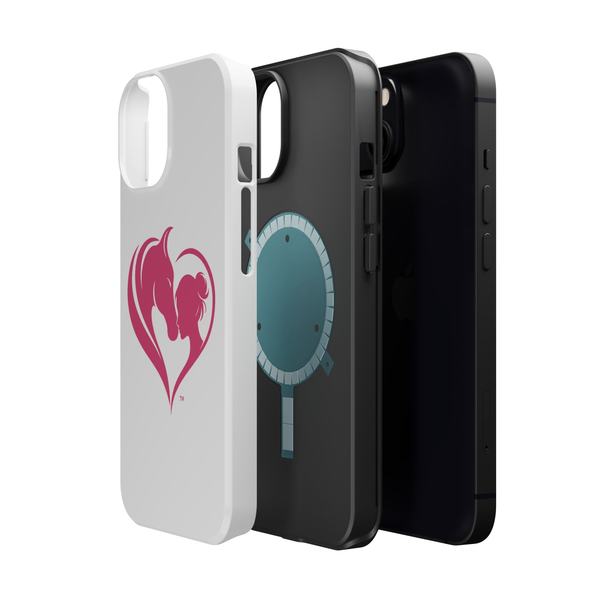 Horse Girl Heart, Stunning print Magnetic Impact-Resistant Cases HorseGirlsbrand