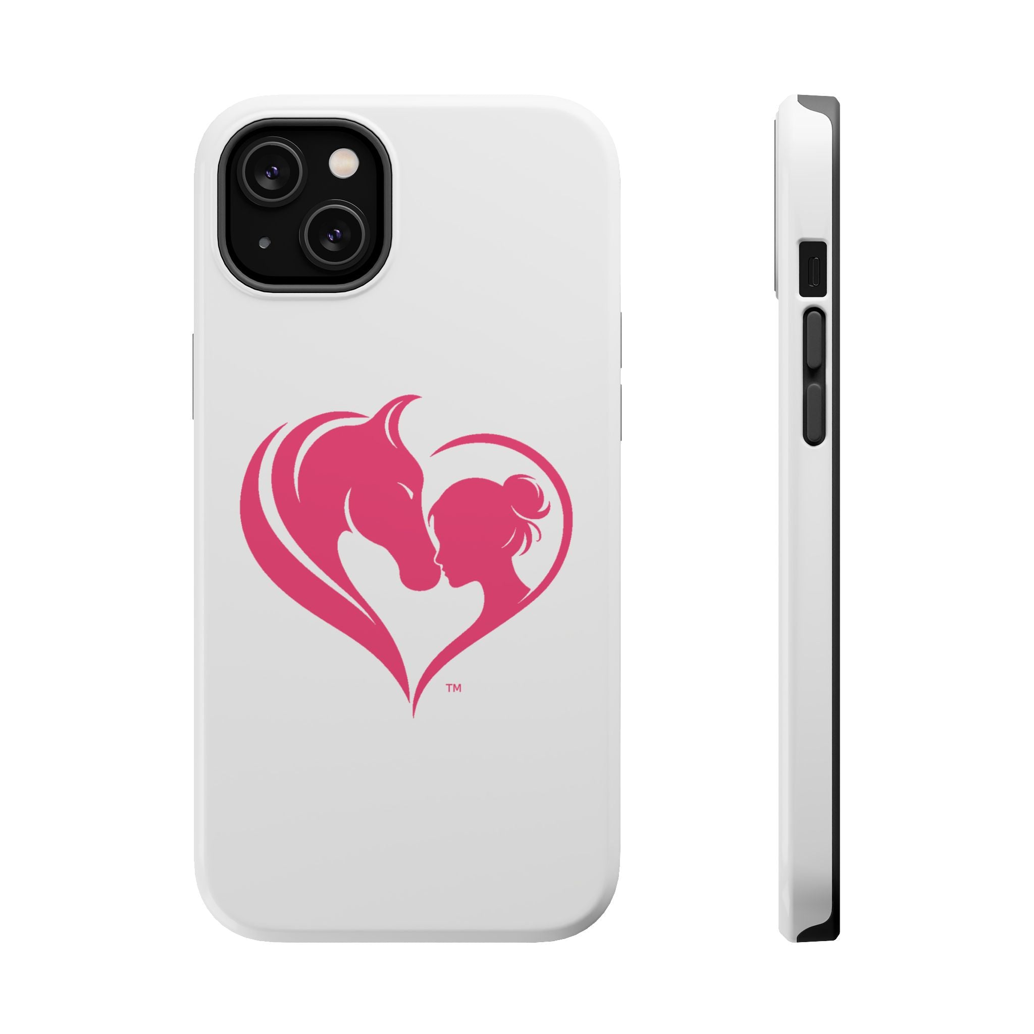 Horse Girl Heart, Stunning print Magnetic Impact-Resistant Cases HorseGirlsbrand