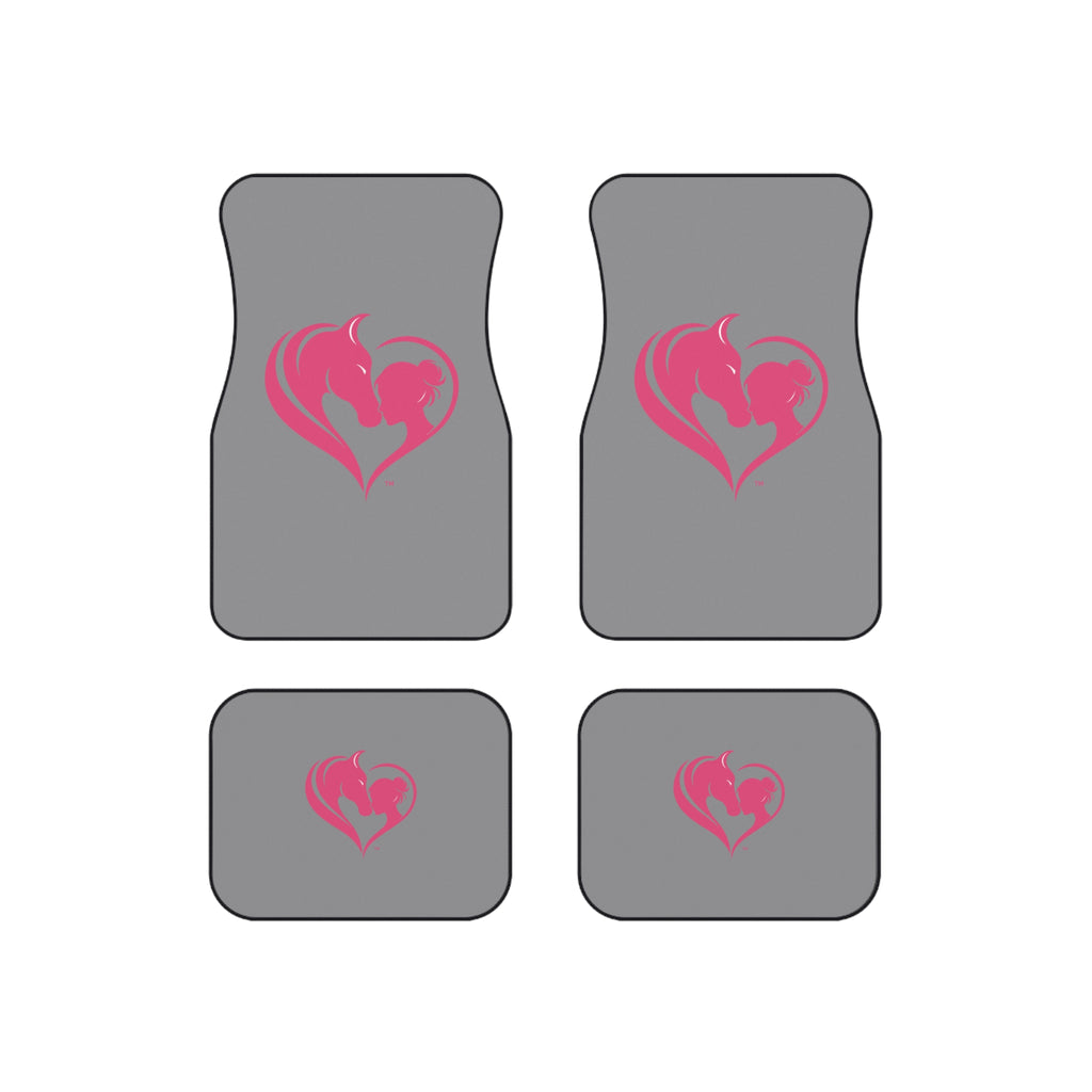 Horse Heart design Car Mats | Set of 4 HorseGirlsBrand