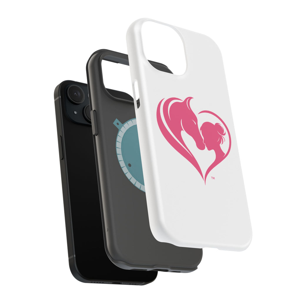 Horse Girl Heart, Stunning print Magnetic Impact-Resistant Cases HorseGirlsbrand
