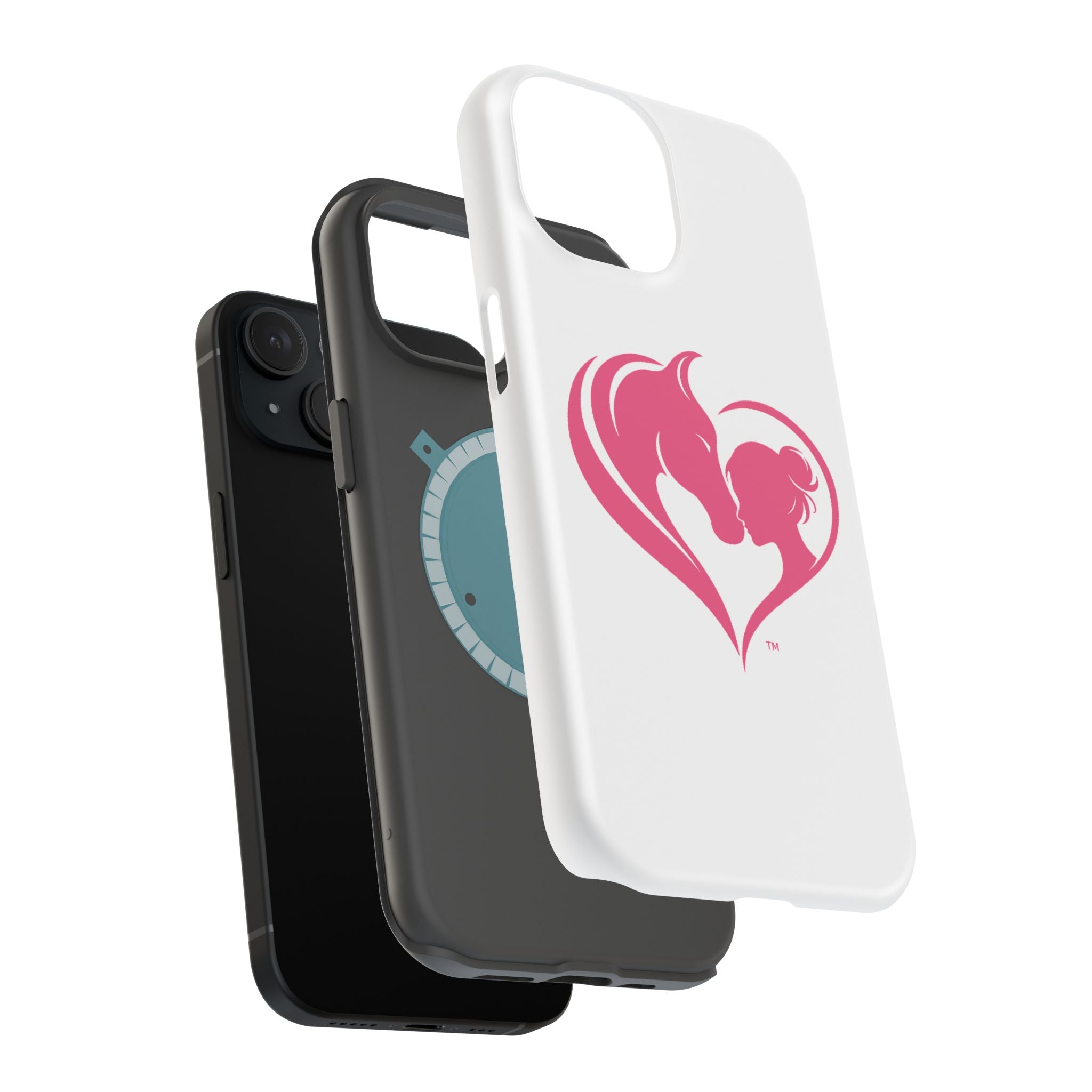 Horse Girl Heart, Stunning print Magnetic Impact-Resistant Cases HorseGirlsbrand
