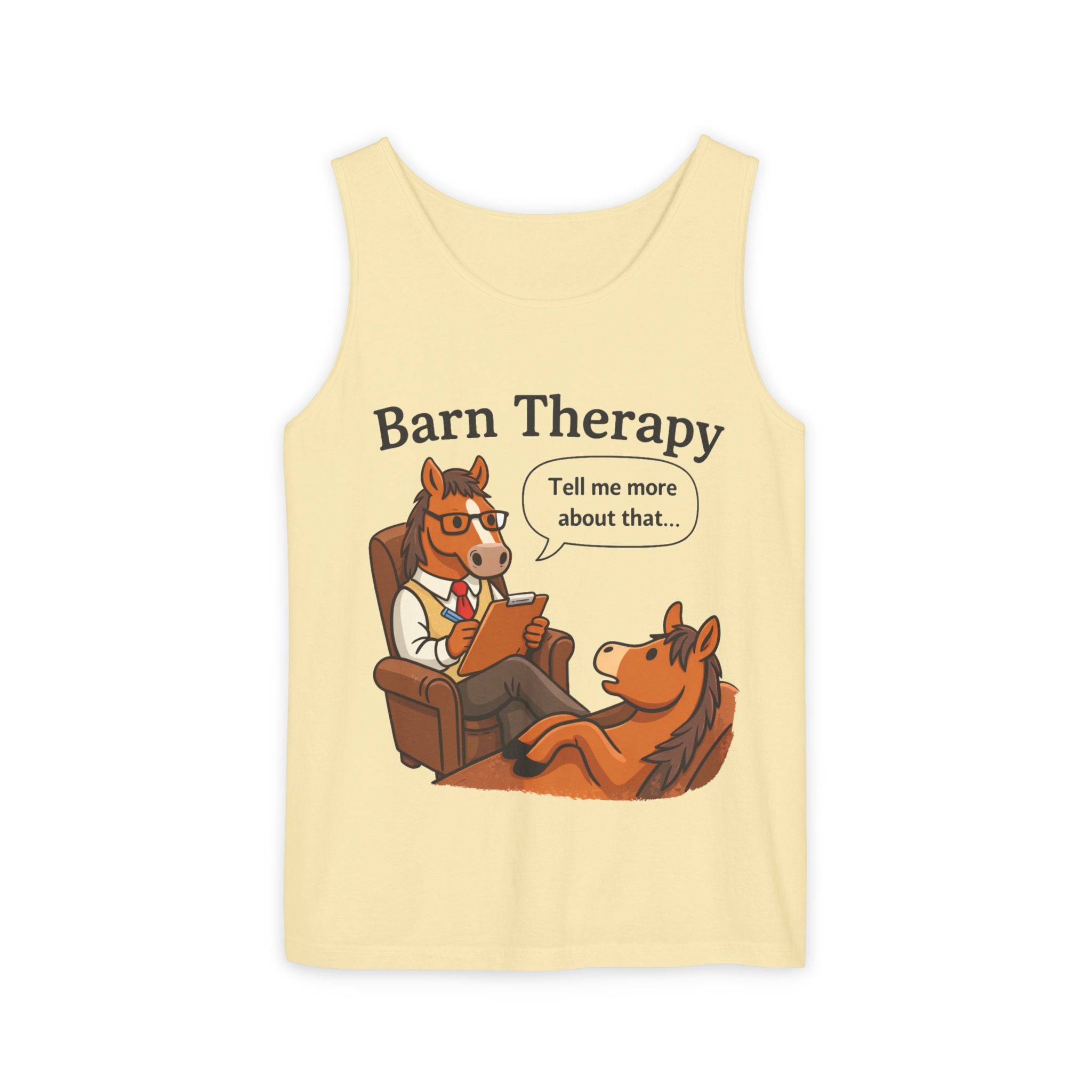 Barn Therapy Horse Tank Top |  HorseGirlsBrand