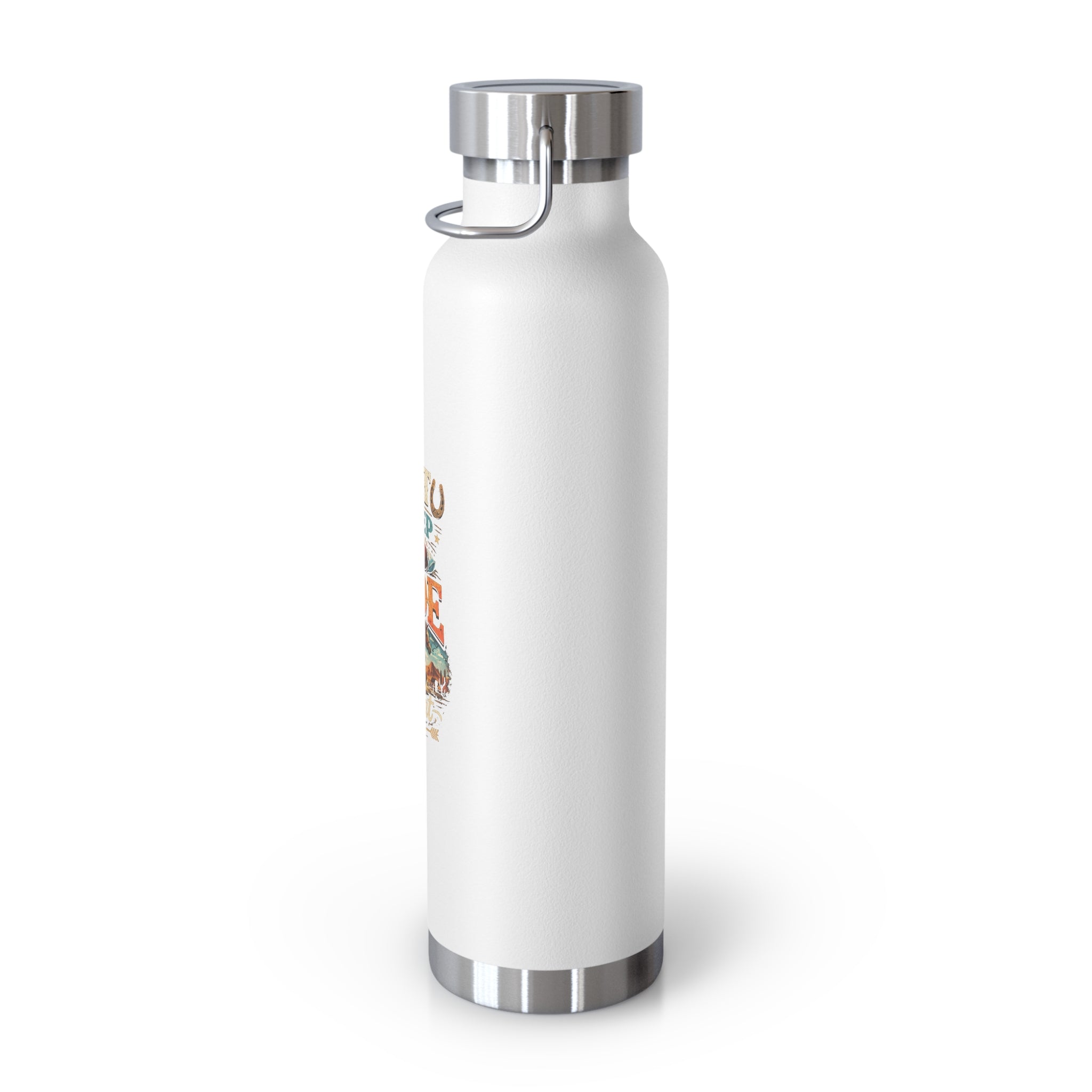 Eat Sleep Ride Repeat Copper Vacuum Insulated Bottle, 22oz | HorseGirlsBrand