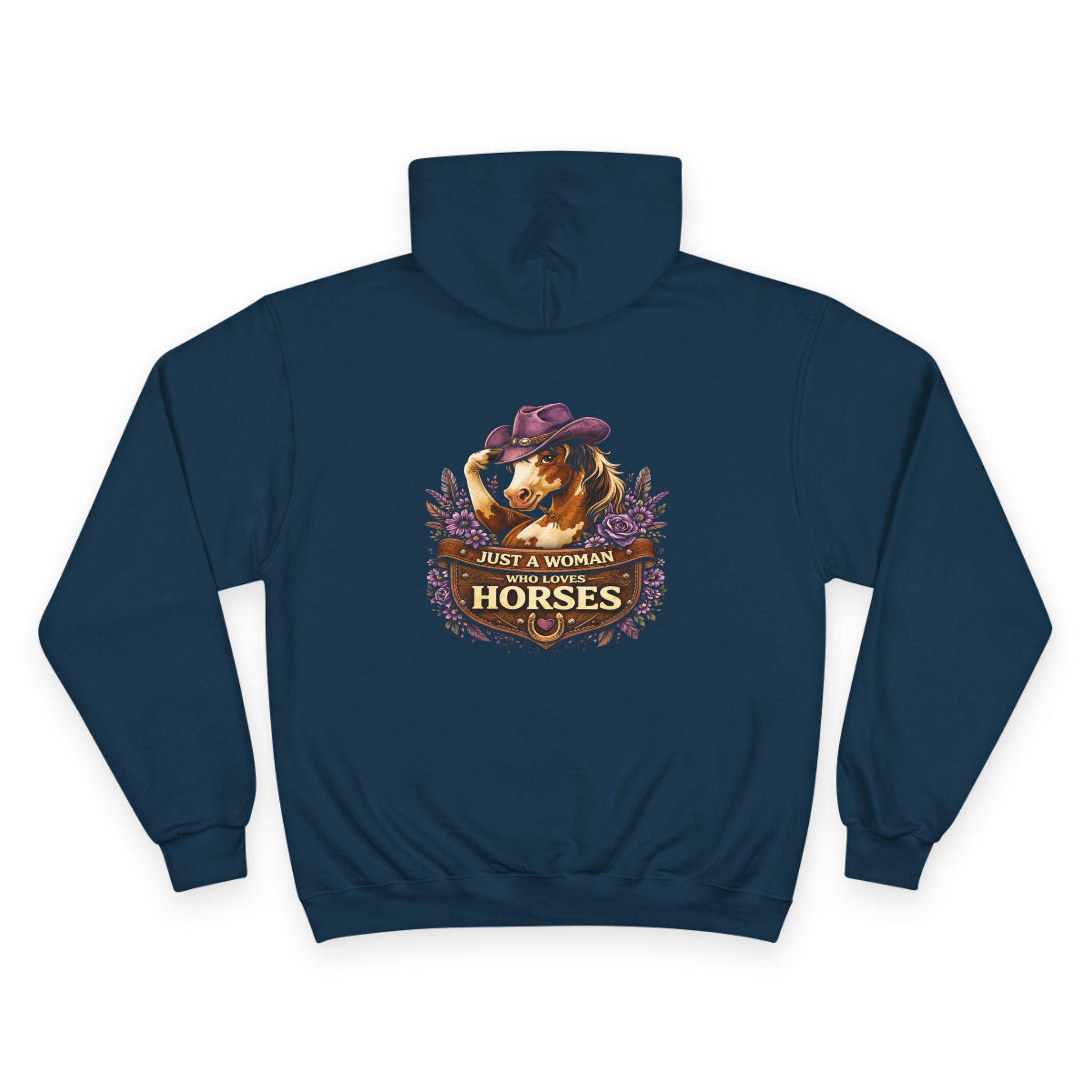 Just A Women That Loves Horses Hoodie | HorseGirlsBrand