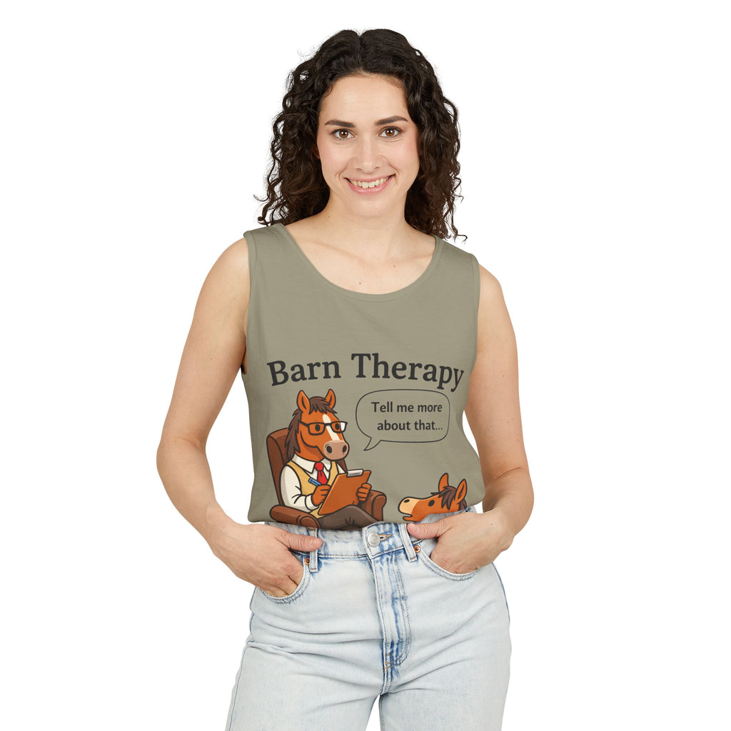 Barn Therapy Horse Tank Top |  HorseGirlsBrand