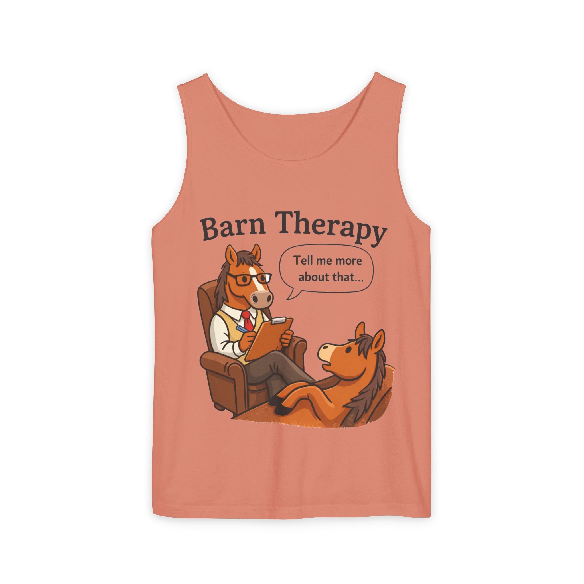 Barn Therapy Horse Tank Top |  HorseGirlsBrand